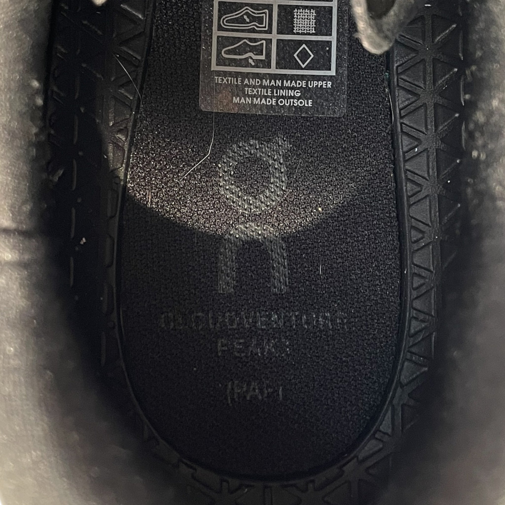 POST ARCHIVE FACTION/Low-Sneakers/US 12/Nylon/BLK/CLOUD VENTURE PEAK ON RUNNING view 3