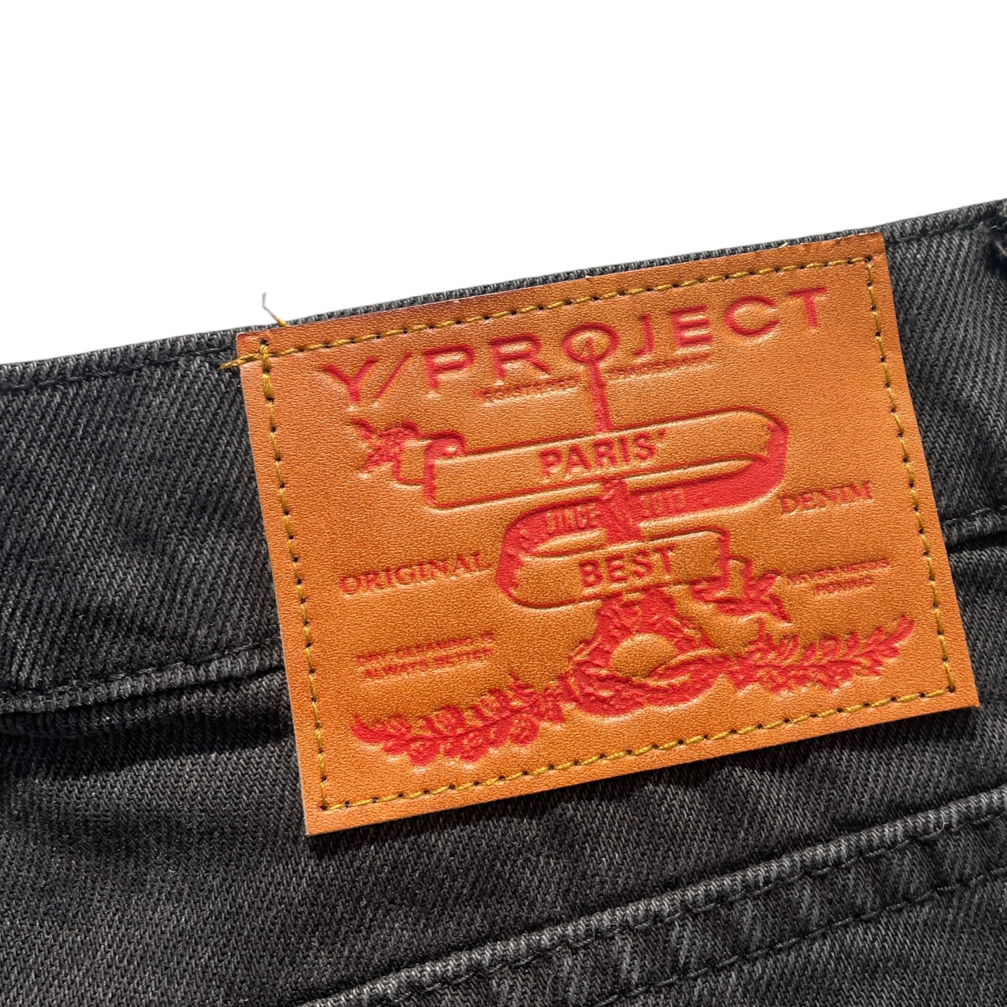 Y/PROJECT/Pants/29/Denim/BLK/Distressed/PARIS' BEST PATCH view 7