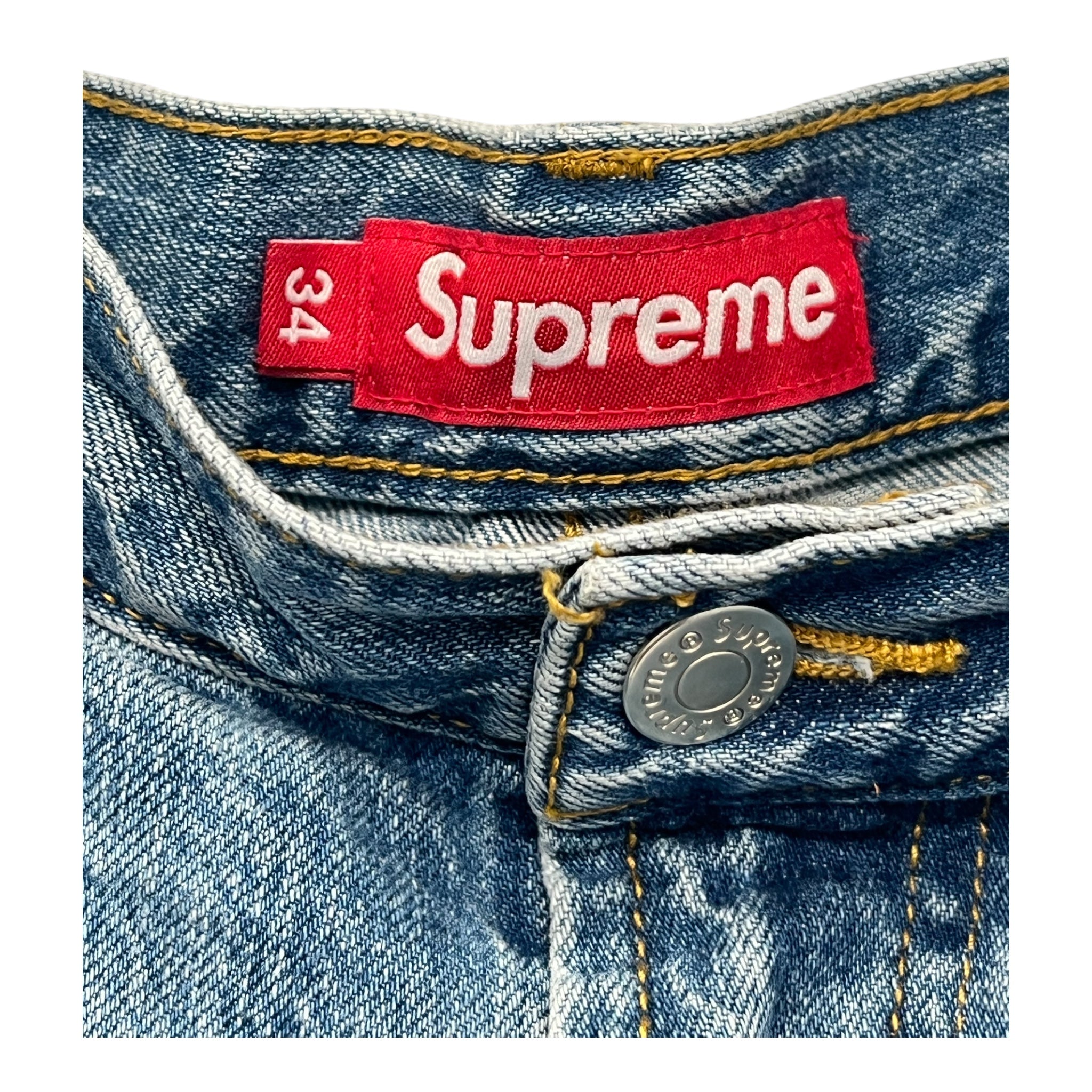 Supreme/Pants/34/Denim/BLU/101837 SUPREMENY BACKRIGHT PKT view 4