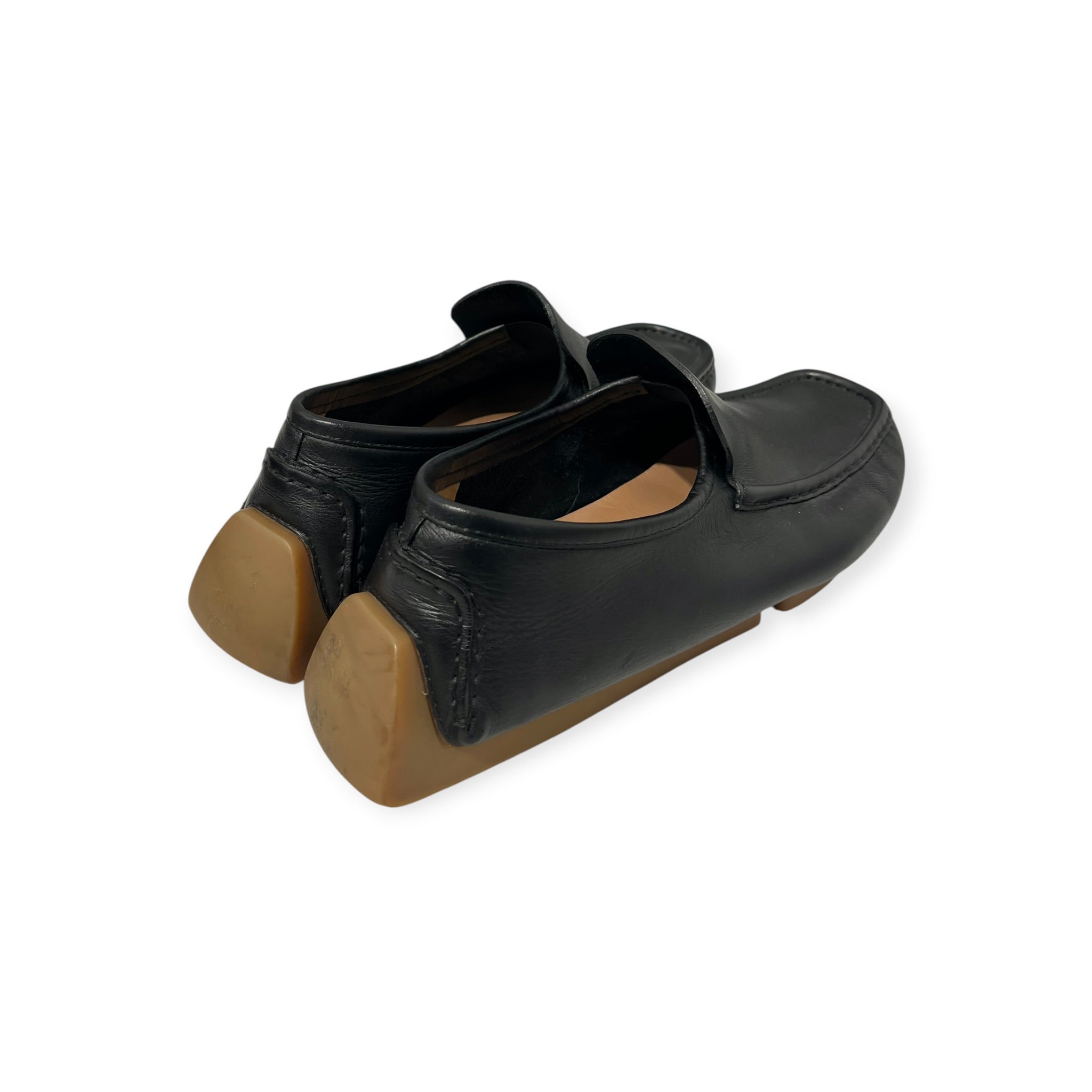 BOTTEGA VENETA/Loafers/Leather/BLK/DRIVERS BROWN SOLES view 6