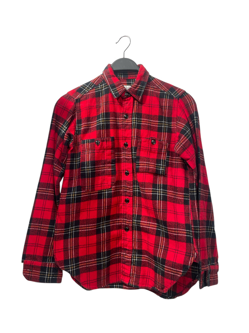 Engineered Garments/Flannel Shirt/1/Cotton/RED/Plaid/