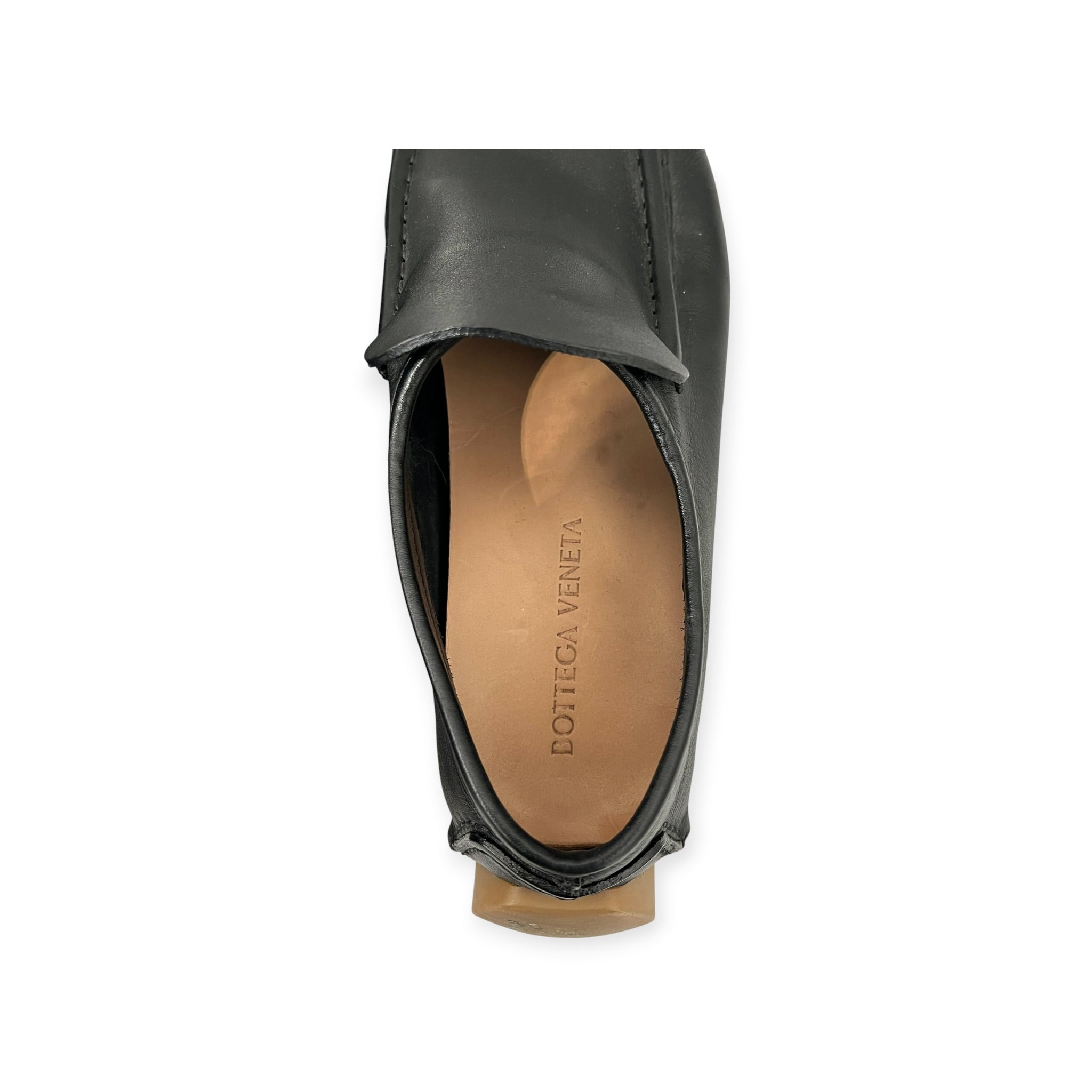 BOTTEGA VENETA/Loafers/Leather/BLK/DRIVERS BROWN SOLES view 9