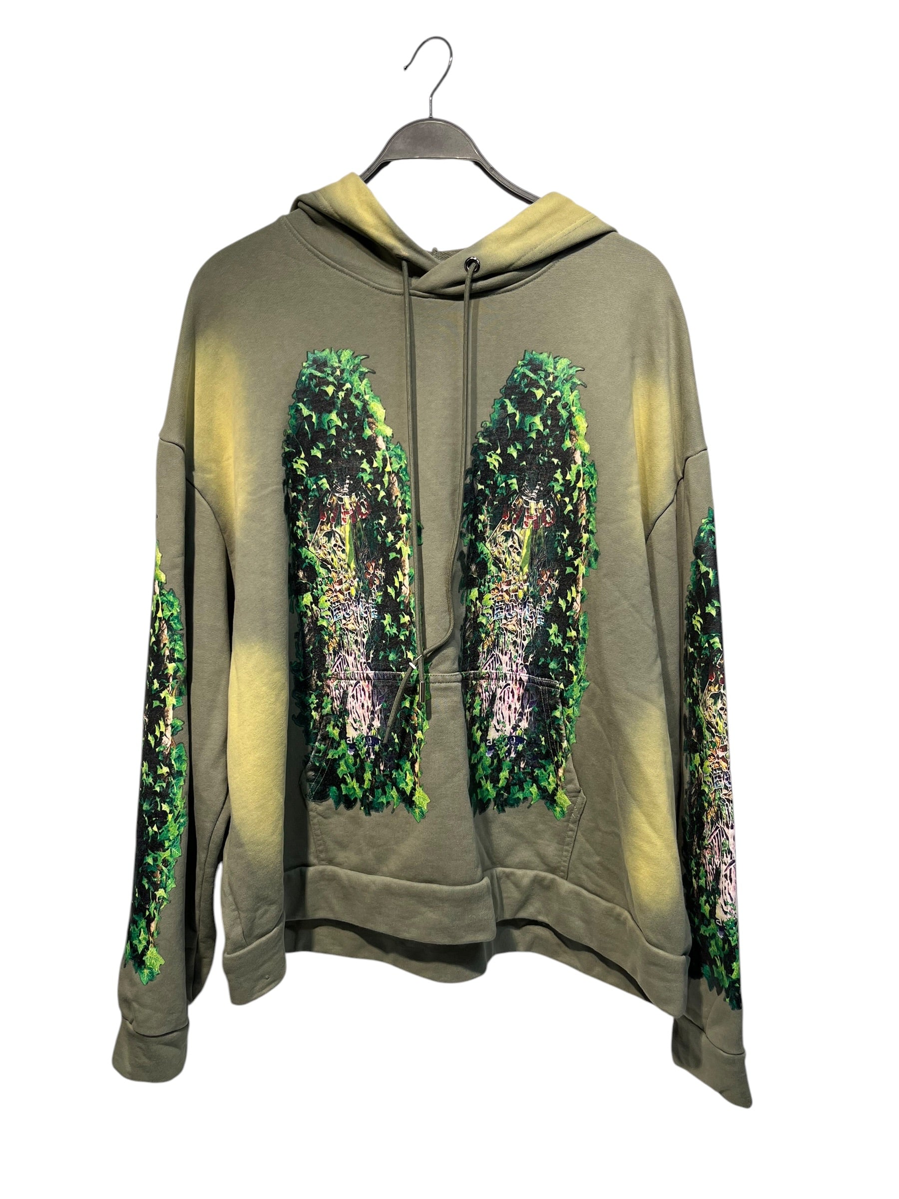 WHO DECIDES WAR/Hoodie/XL/Graphic/Cotton/GRN/garden glass hoodie, distress view 1