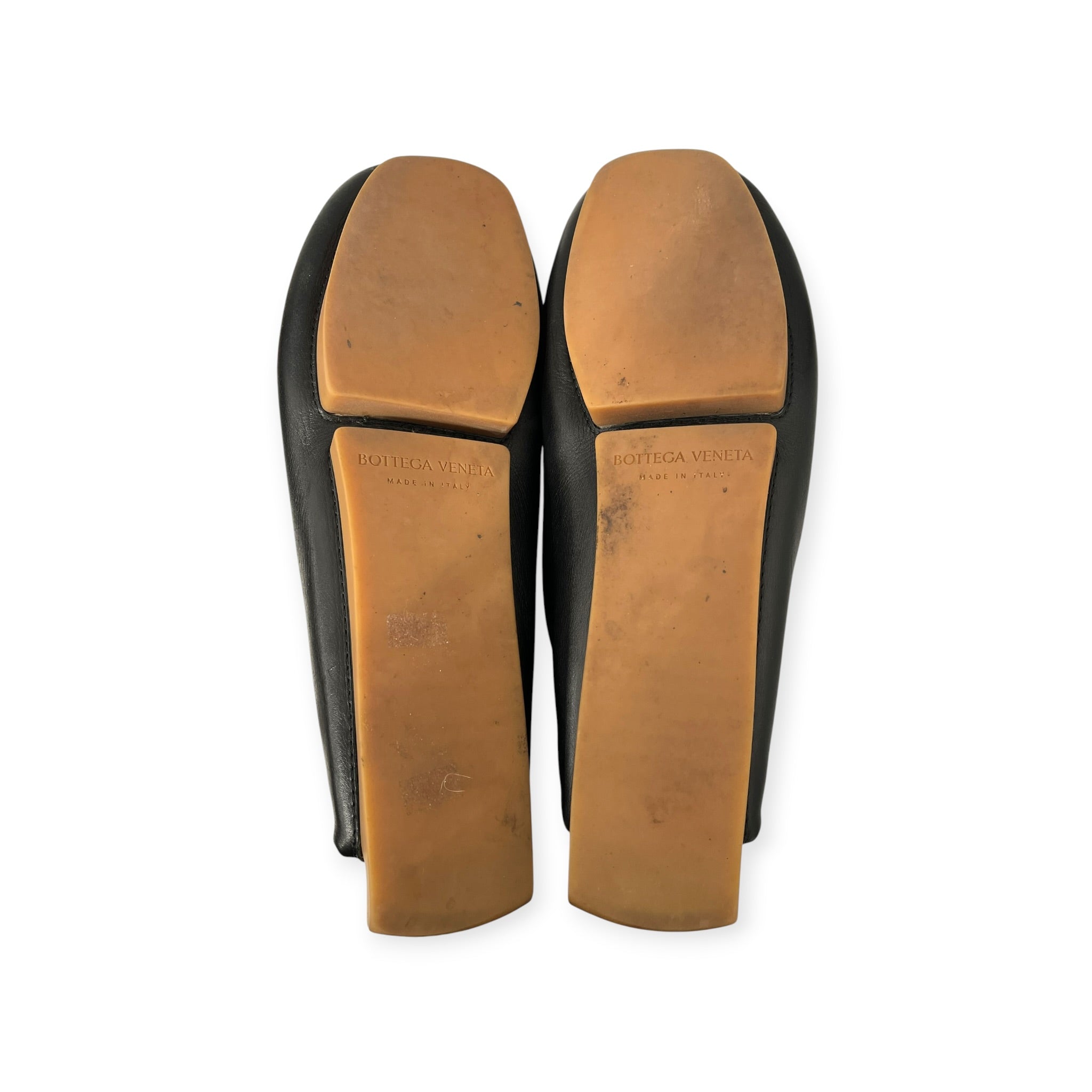 BOTTEGA VENETA/Loafers/Leather/BLK/DRIVERS BROWN SOLES view 10