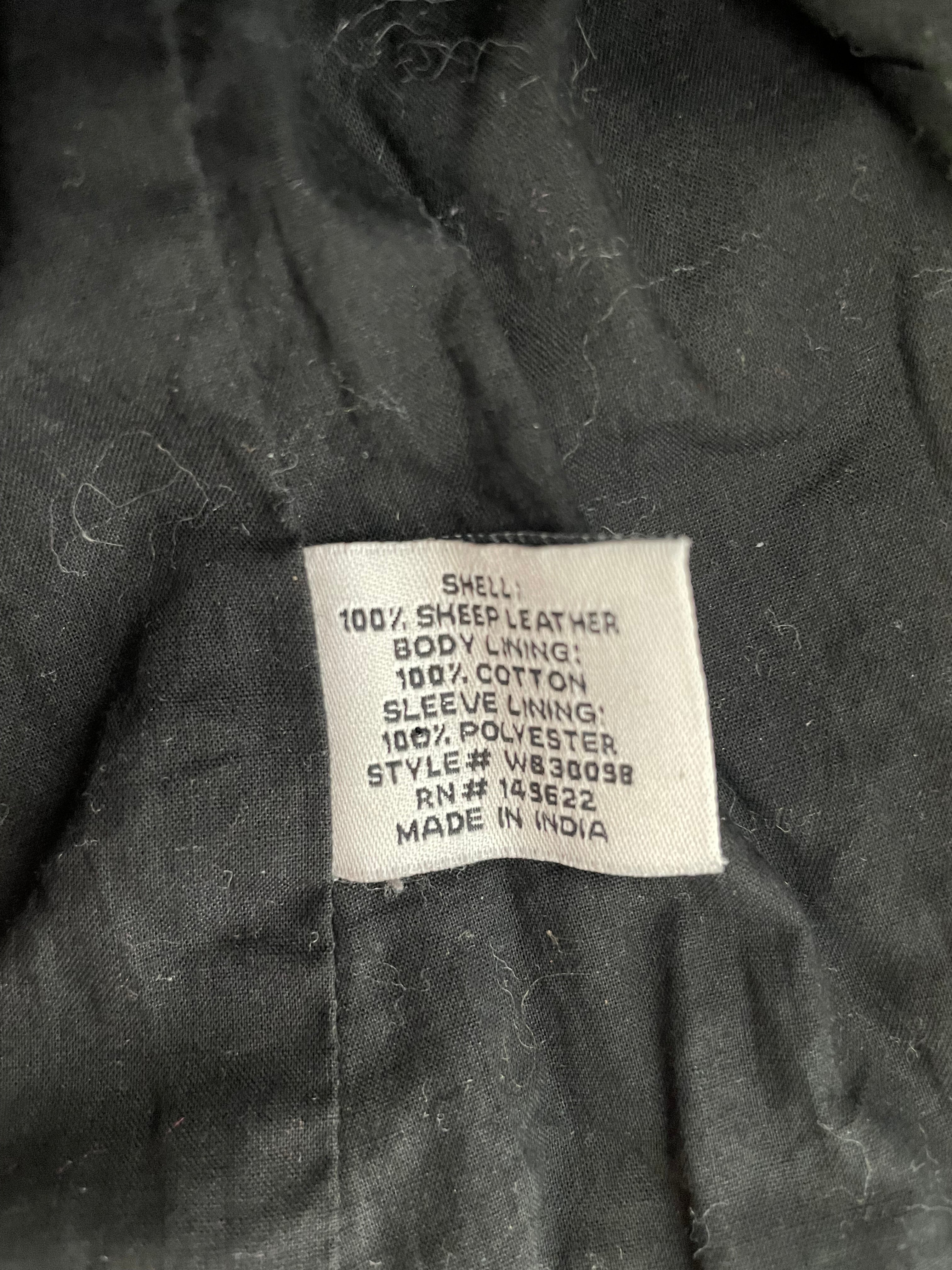 HOUSE OF ALEXANDER LONDON/Leather Jkt/S/Graphic/Leather/BLK/FLORAL BACK EMBROIDERY view 3