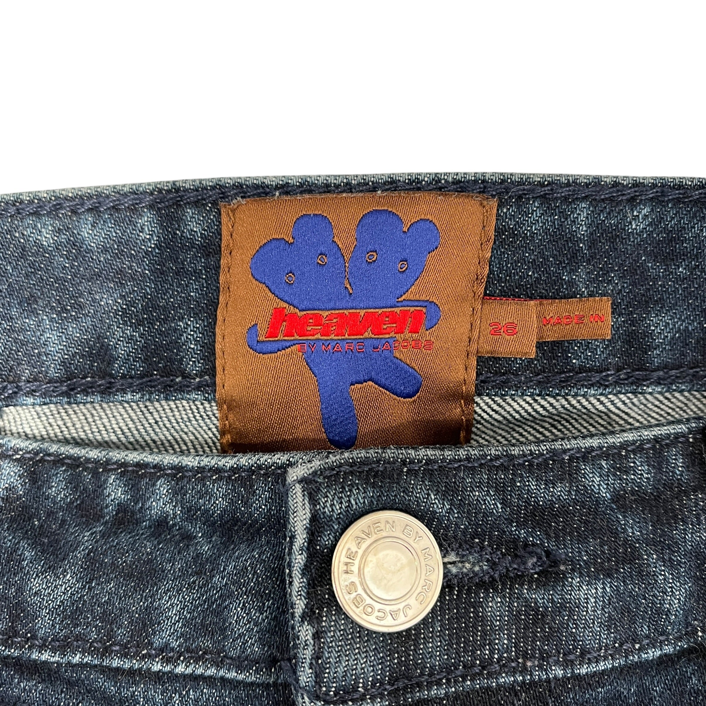 Heaven By Marc Jacobs/Skinny Pants/30/Graphic/Denim/BLU/floral print jeans view 3