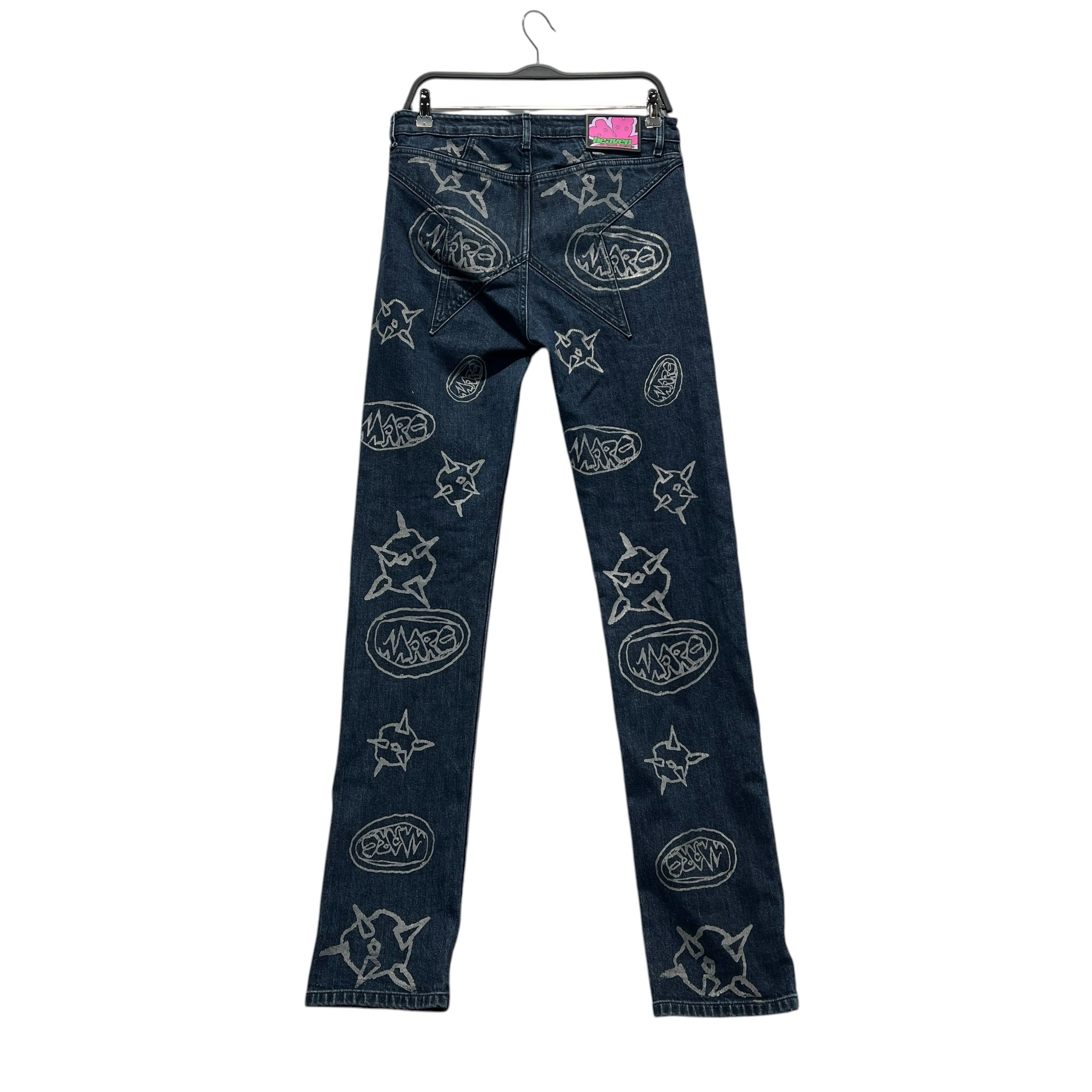 Heaven By Marc Jacobs/Skinny Pants/30/Graphic/Denim/BLU/floral print jeans view 1
