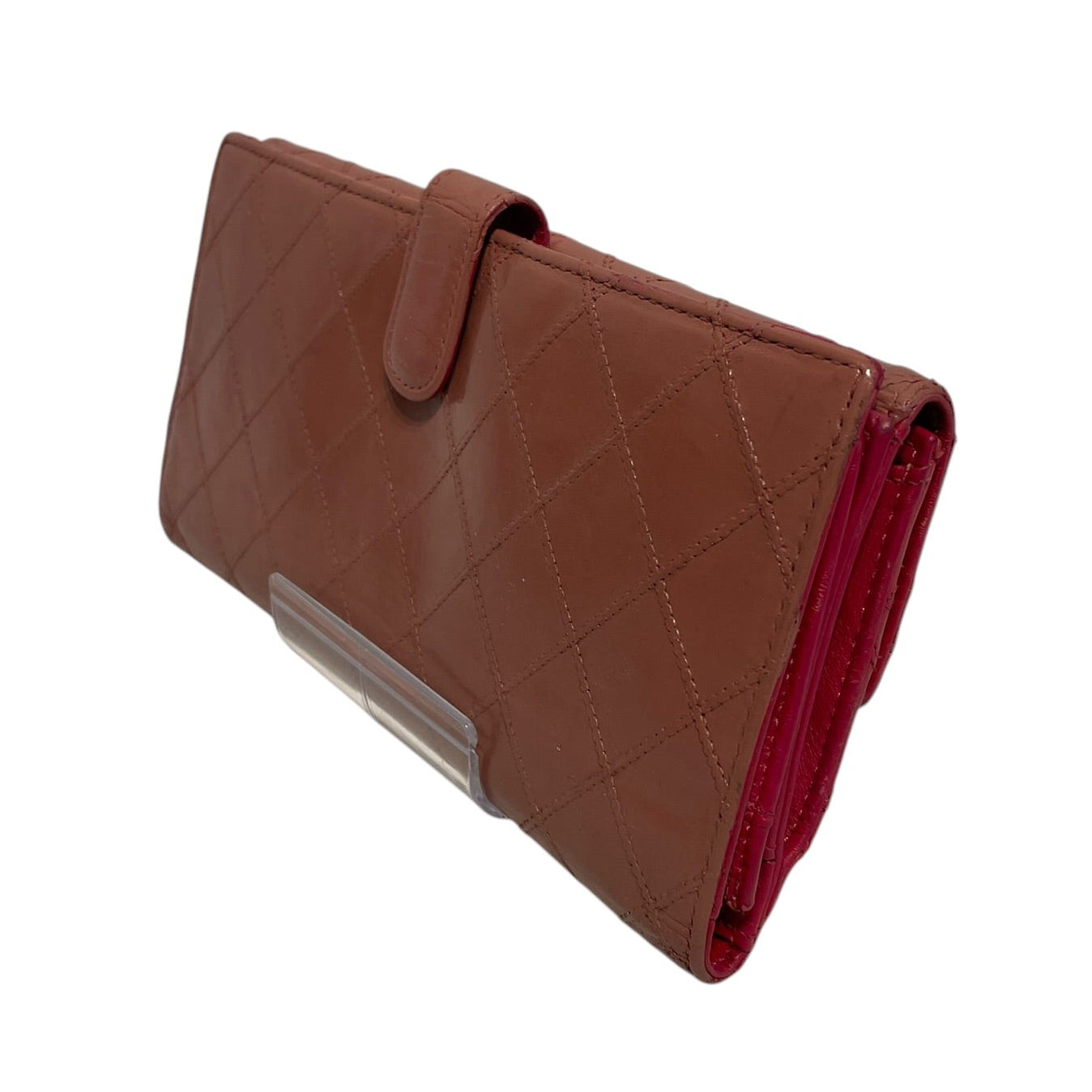 CHANEL/Long Wallet/Leather/PNK/QUILTED LONG WALLET view 2