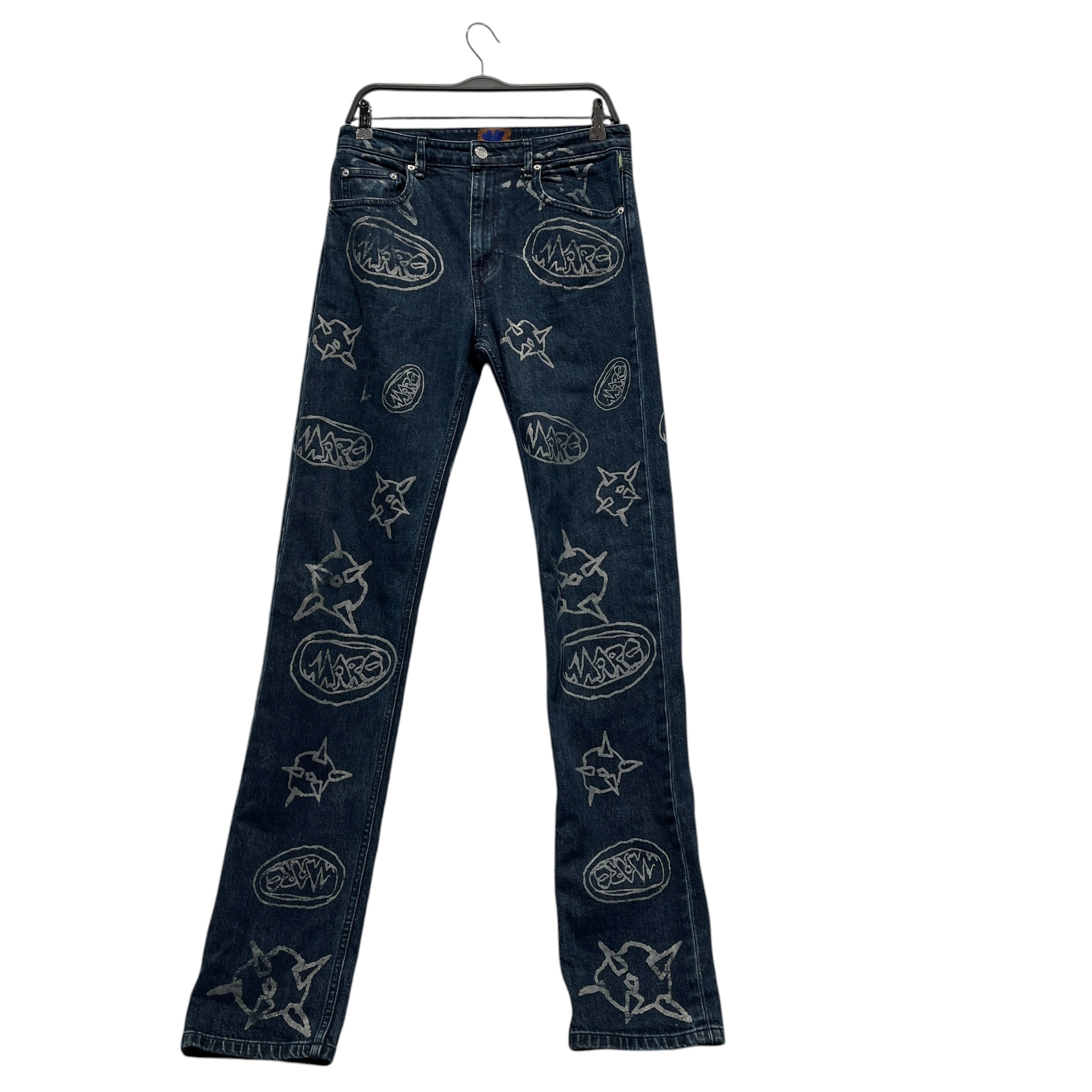 Heaven By Marc Jacobs/Skinny Pants/30/Graphic/Denim/BLU/floral print jeans view 2