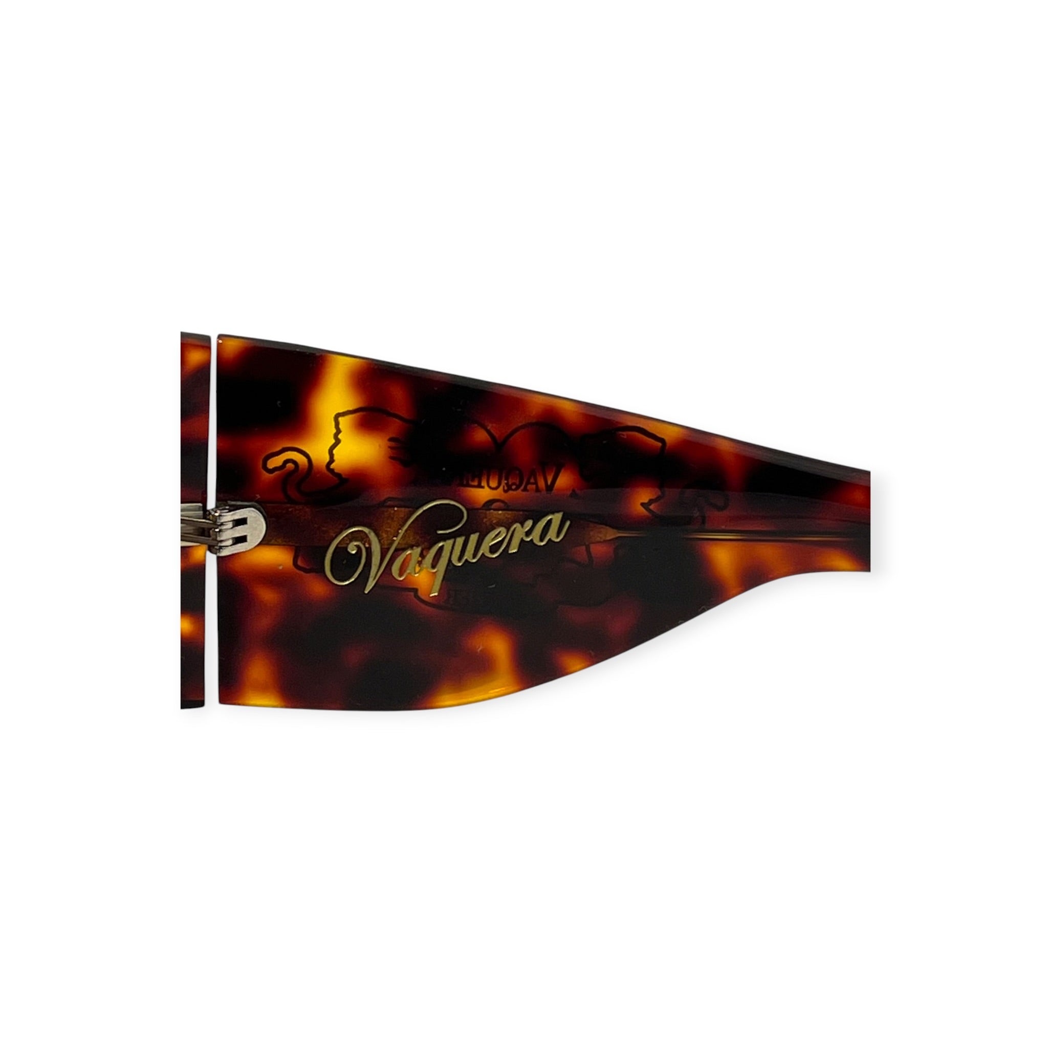 Vaquera/Sunglasses/Plastic/BRW/L's/shield tortoise 3wcase 137-142 view 3