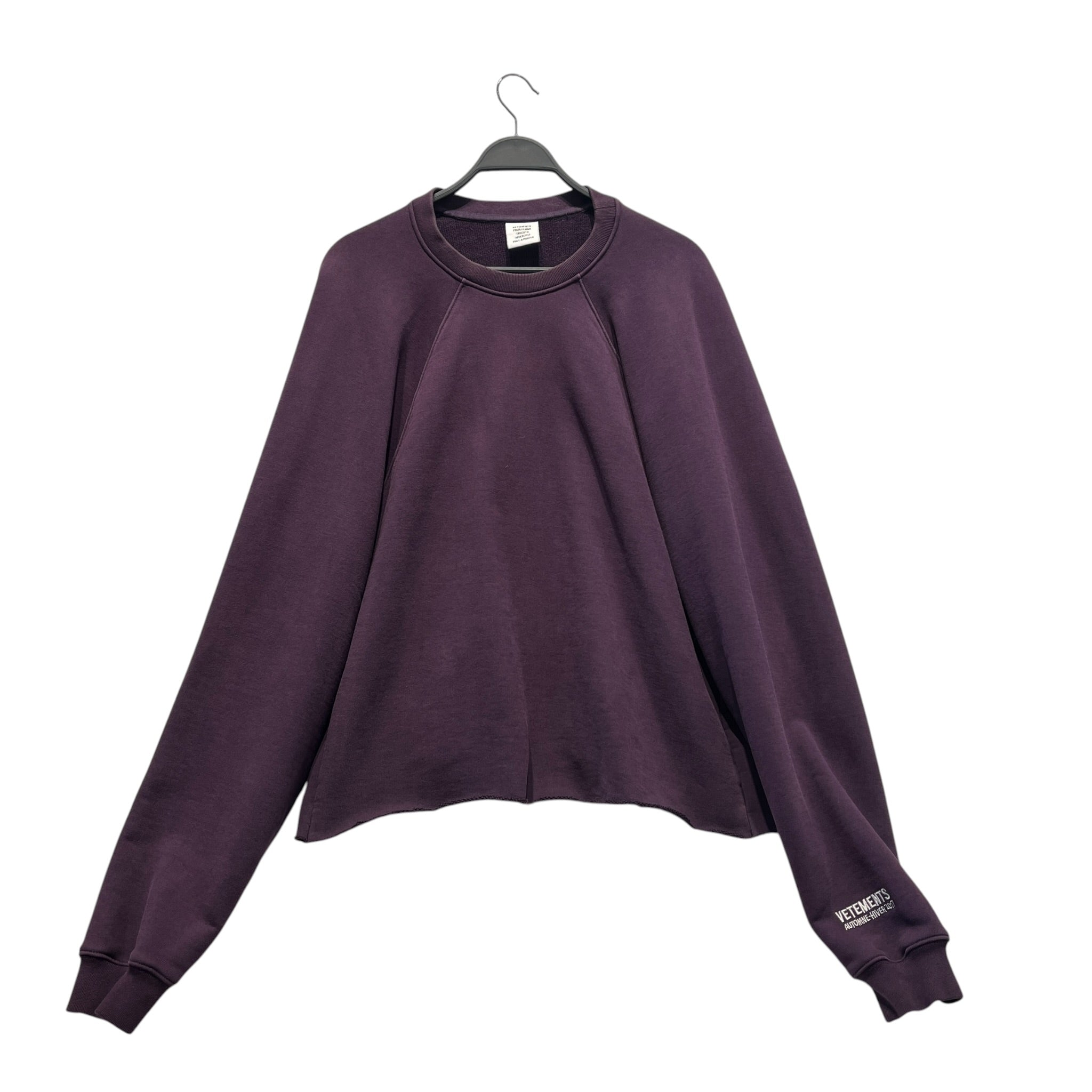 VETEMENTS/Sweatshirt/L/Cotton/PPL/"UNSKINNY" view 1