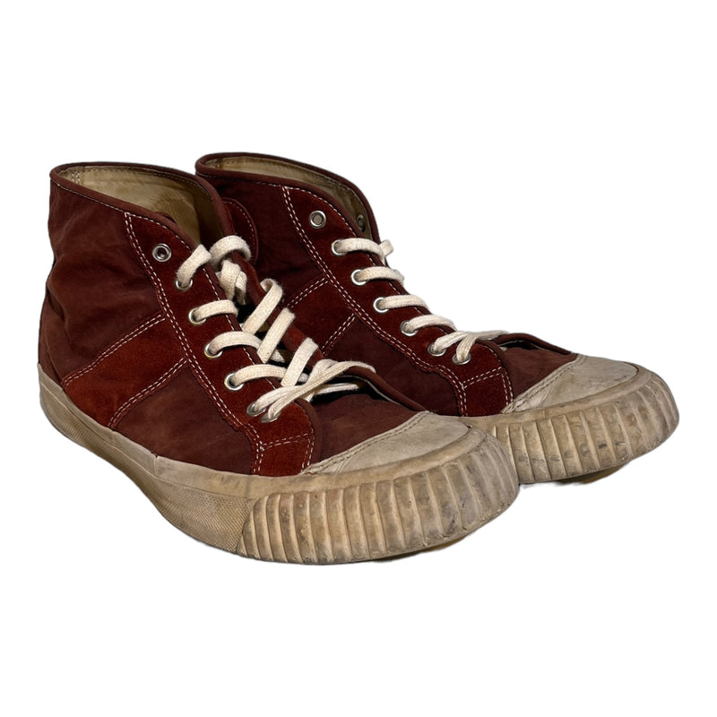 visvim/Hi-Sneakers/US 10/Leather/RED/High Trainer