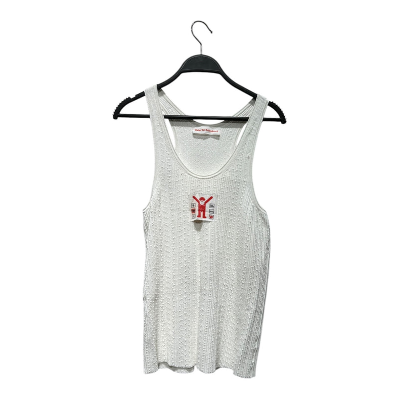Walter Van Beirendonck/Tank Top/M/WHT/