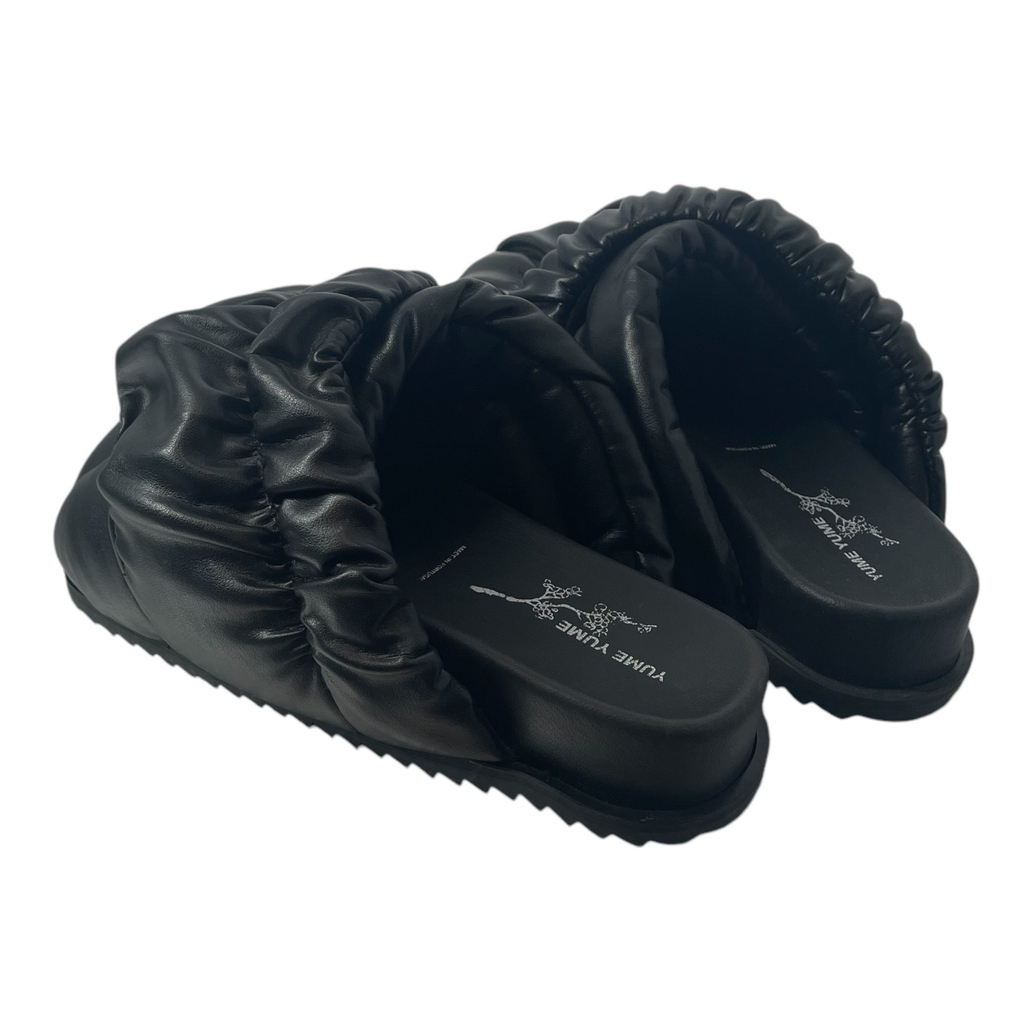 yume yume/Sandals/EU 37/Nylon/BLK/plain sandal view 2
