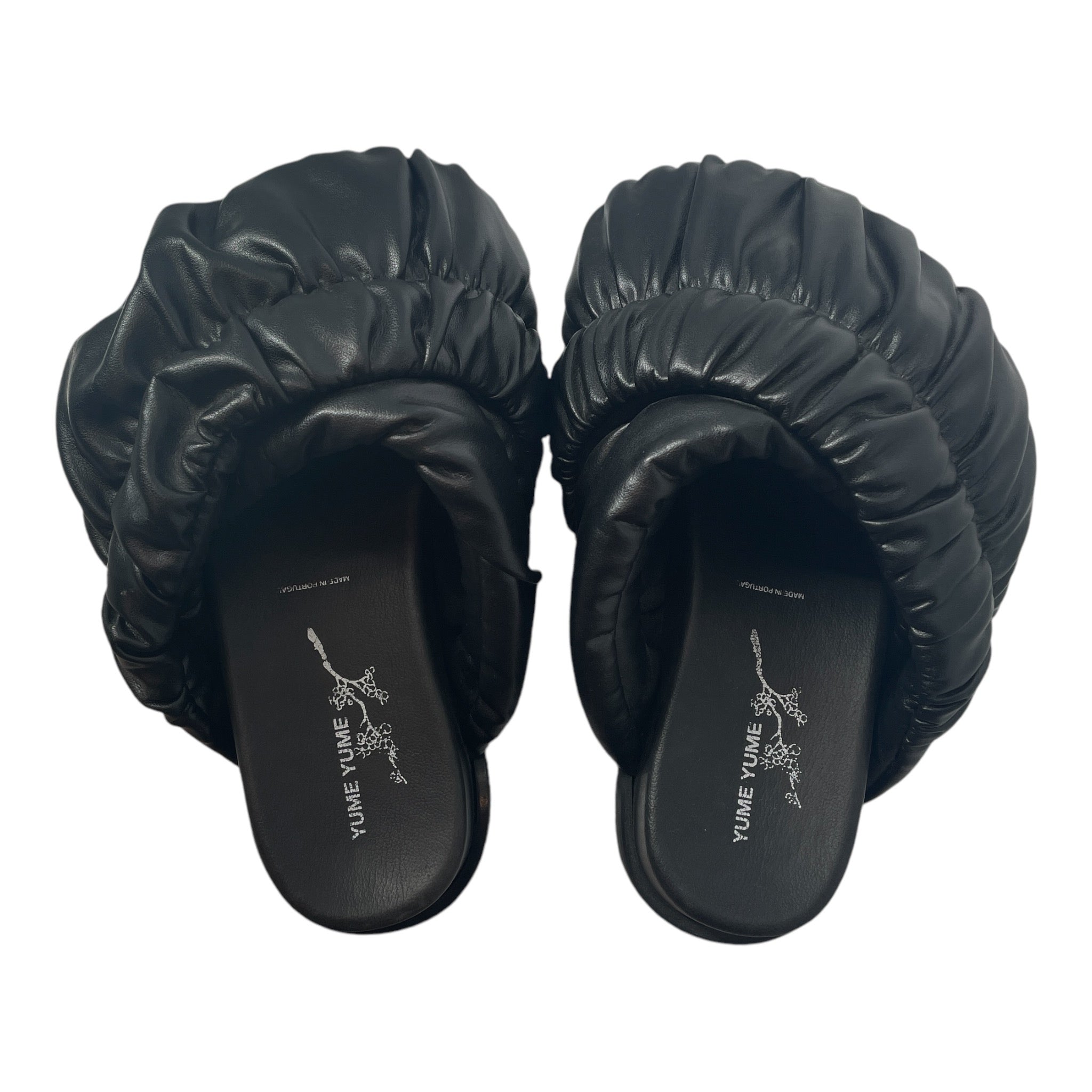 yume yume/Sandals/EU 37/Nylon/BLK/plain sandal view 3