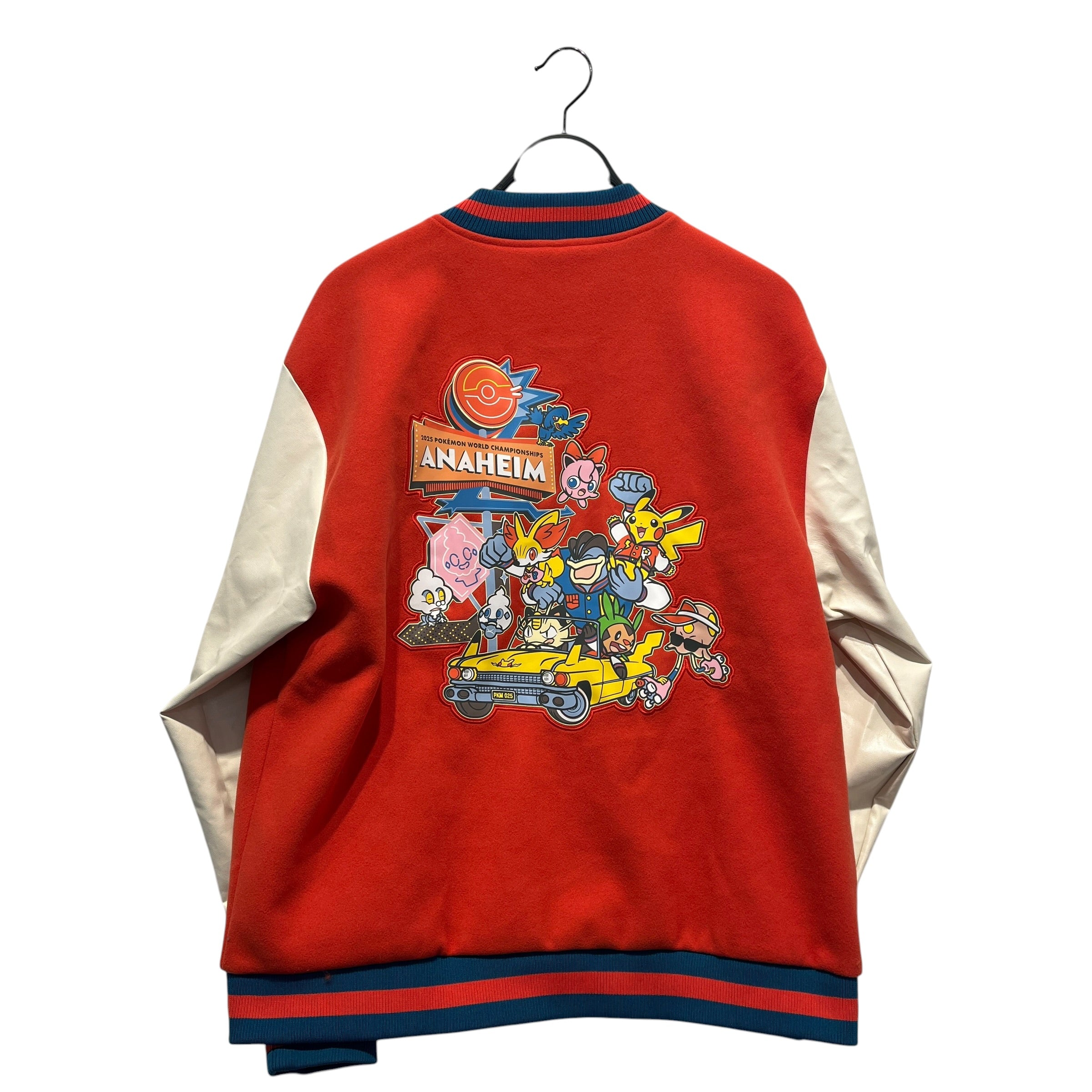 Pokemon Center/Baseball Jkt/L/Polyester/ORN/Graphic/2025 Anaheim World Championshp view 2
