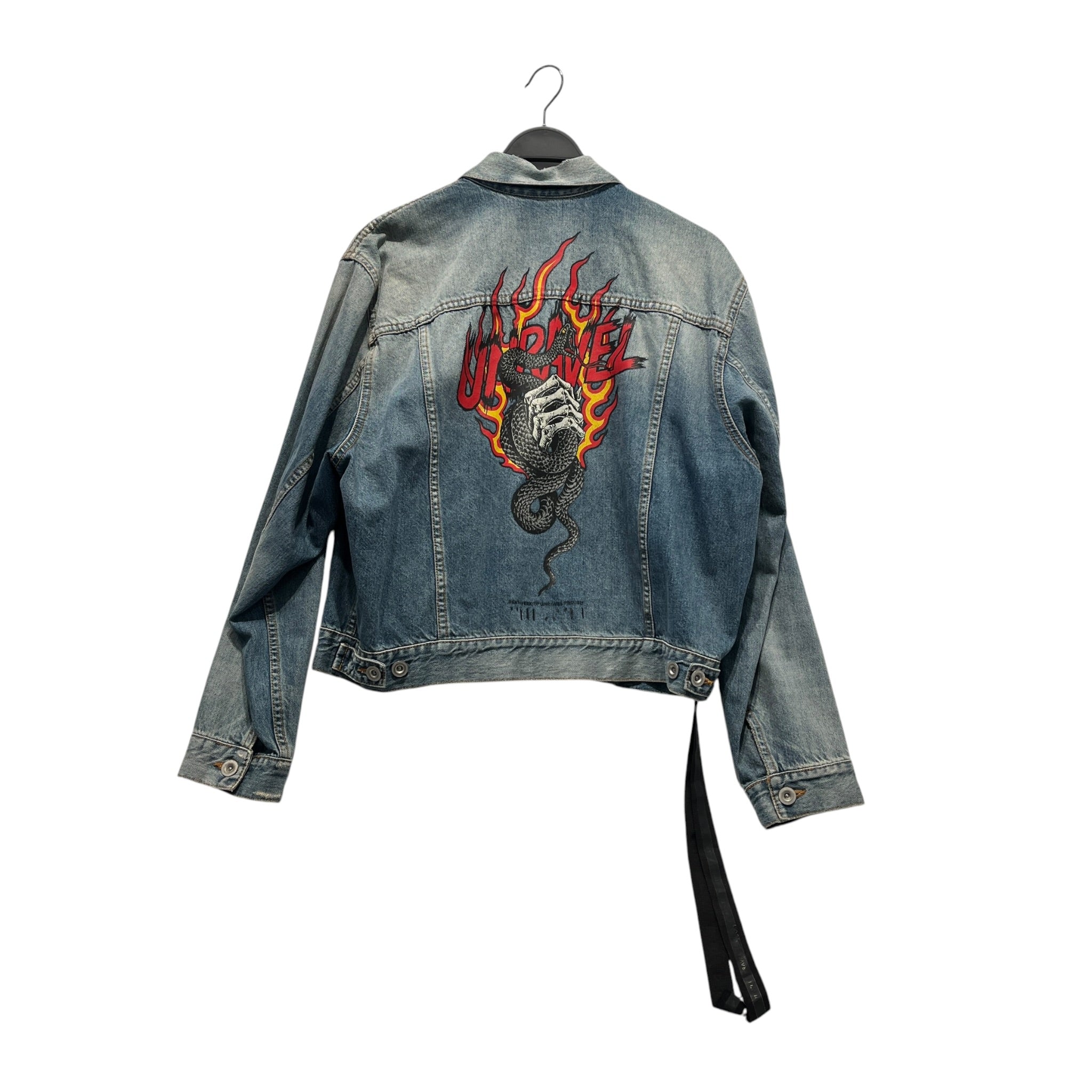BEN TAVERNITI UNRAVEL PROJECT/Denim Jkt/46/Cotton/BLU/YOU MUST FIRST DESTROY view 2