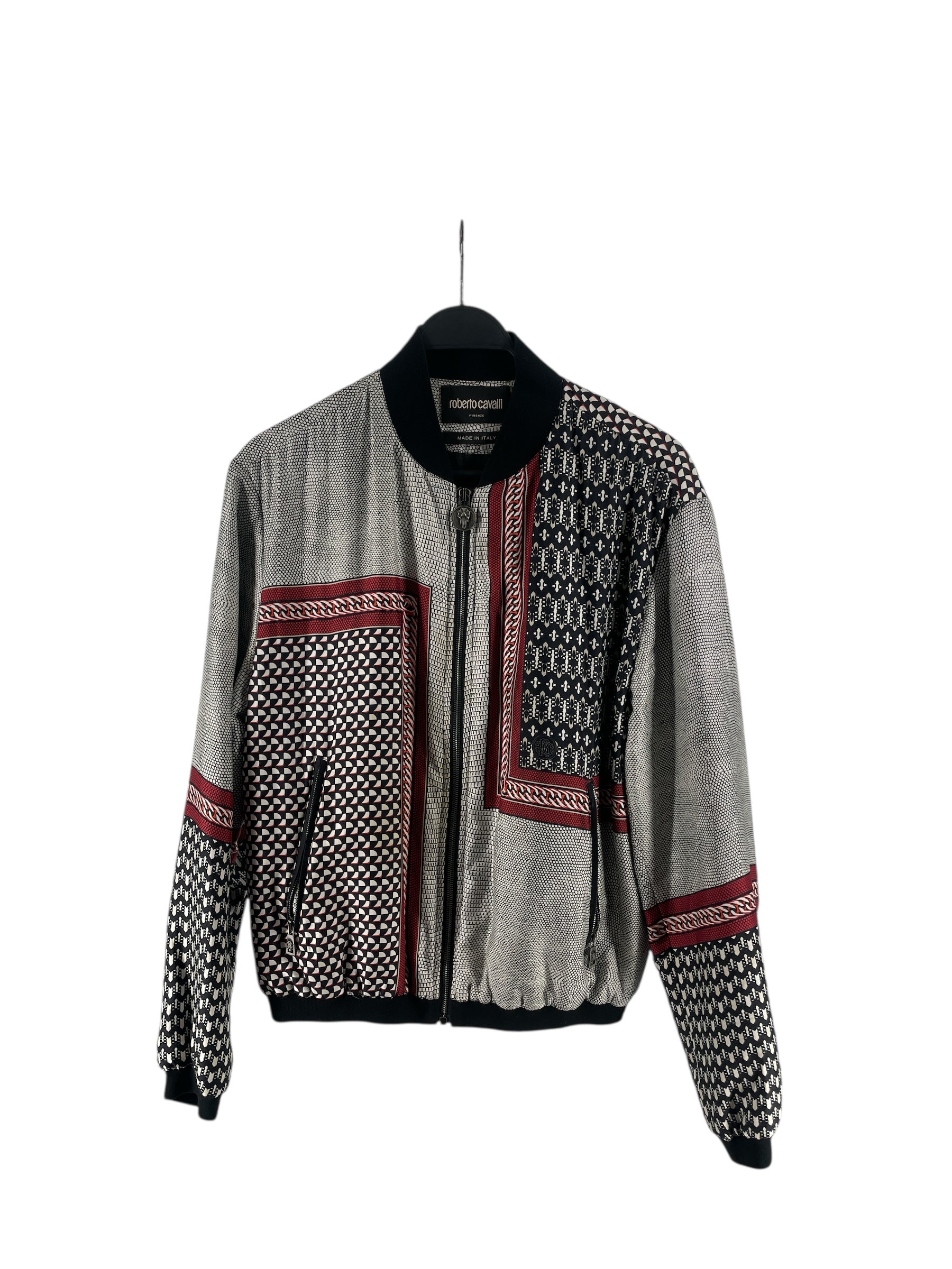 roberto cavalli/Jacket/46/Silk/WHT/All Over Print/INT811 2NQ53 view 1