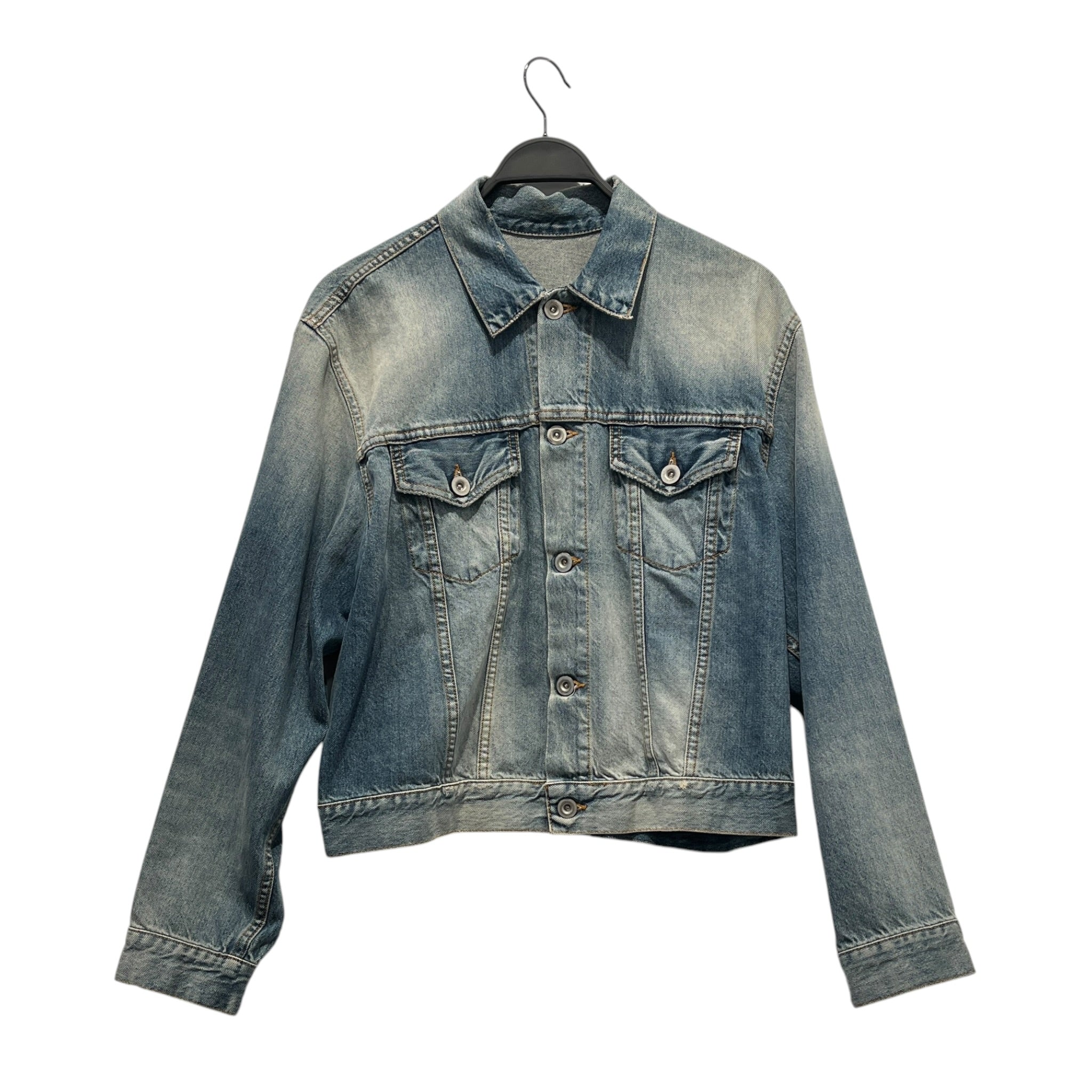BEN TAVERNITI UNRAVEL PROJECT/Denim Jkt/46/Cotton/BLU/YOU MUST FIRST DESTROY view 1