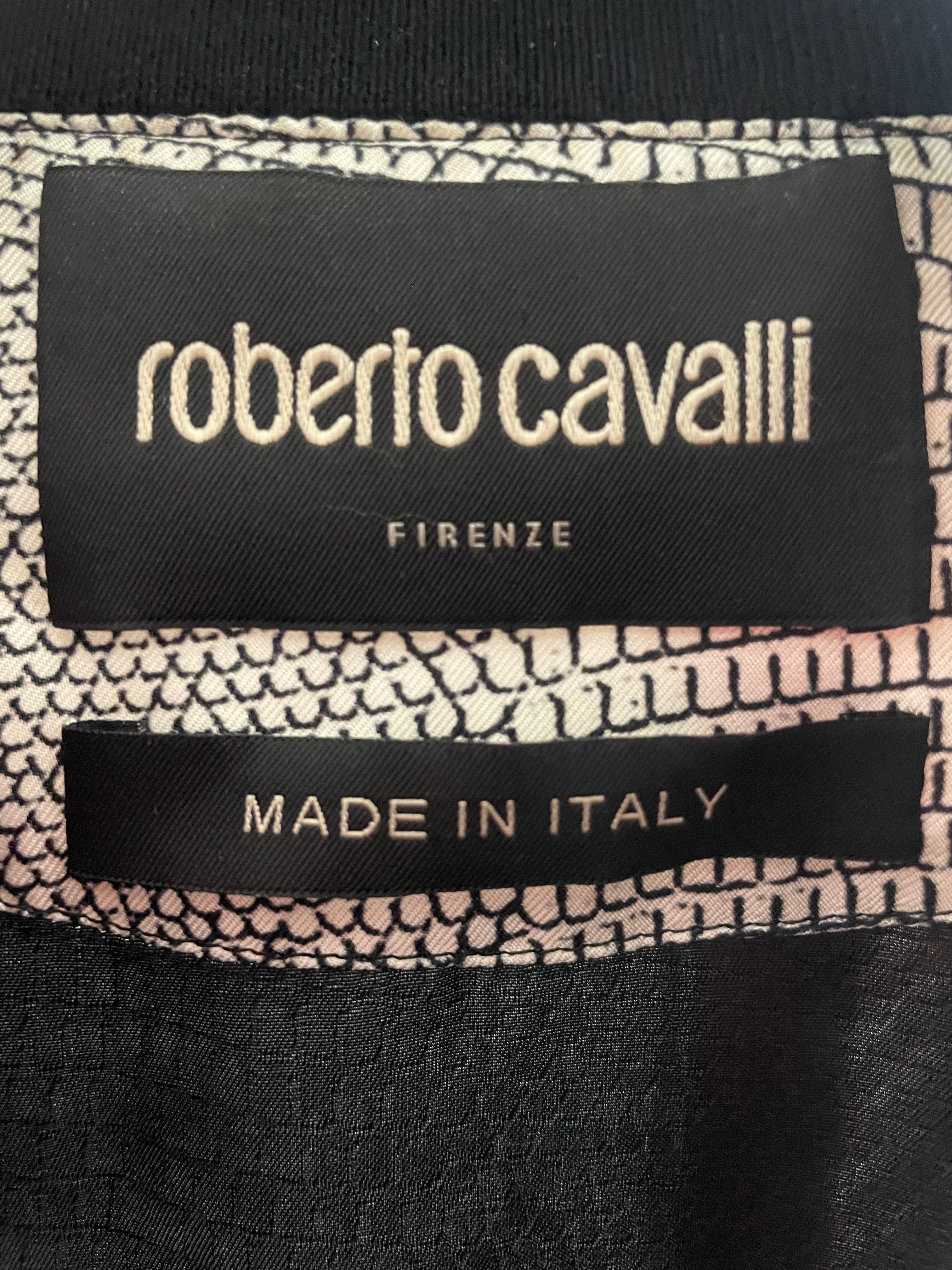 roberto cavalli/Jacket/46/Silk/WHT/All Over Print/INT811 2NQ53 view 5