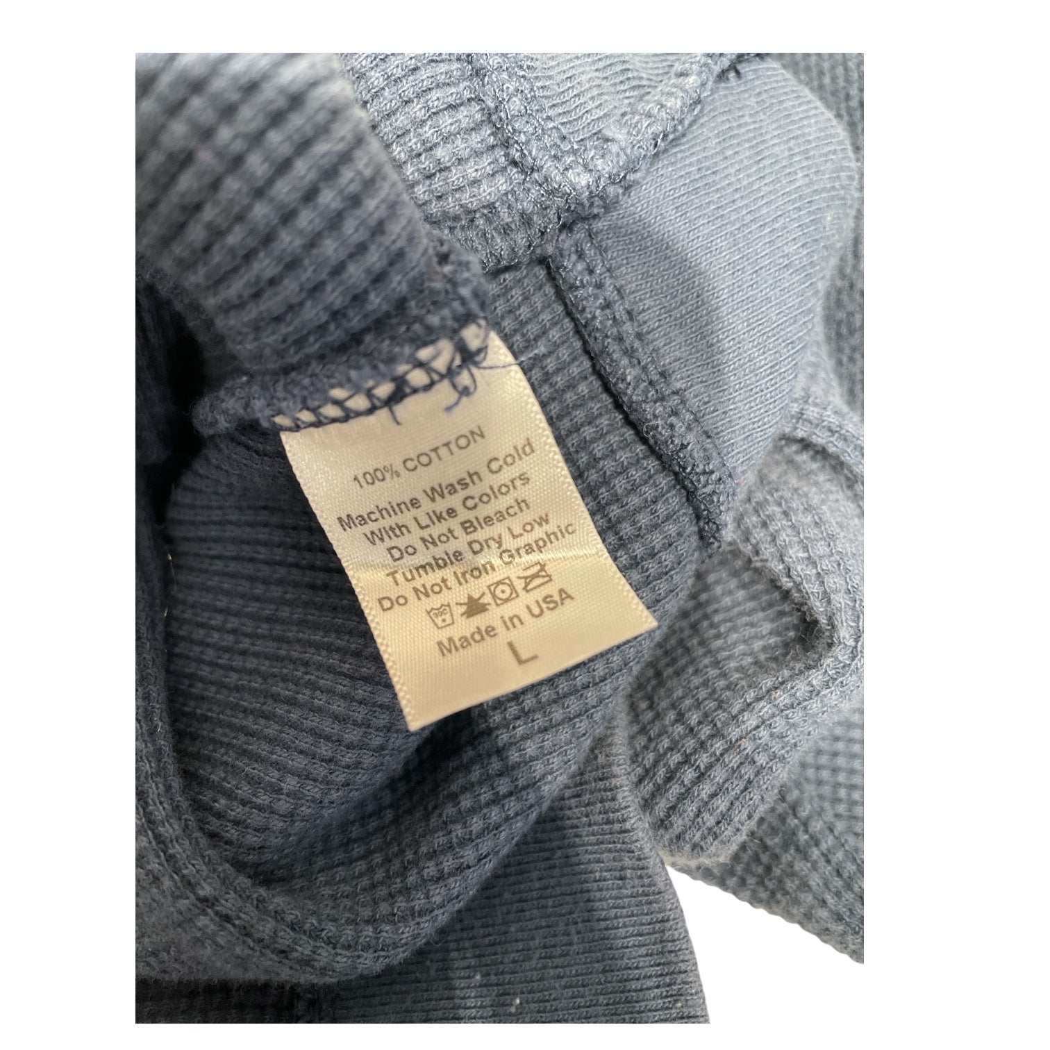 ERIC EMANUEL/LS T-Shirt/L/Cotton/BLU/ view 4