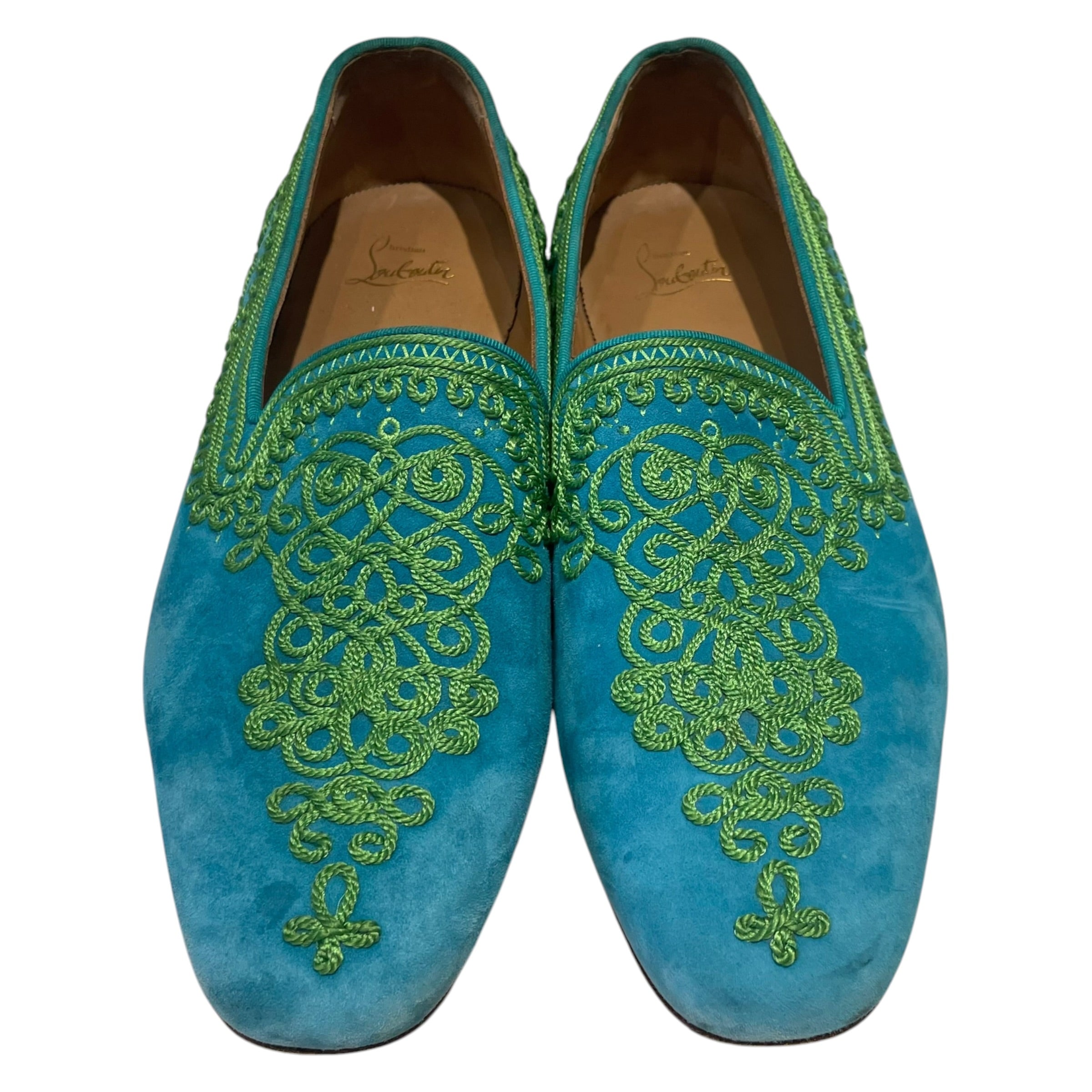 Christian Louboutin/Dress Shoes/EU 43/Suede/BLU/ view 4