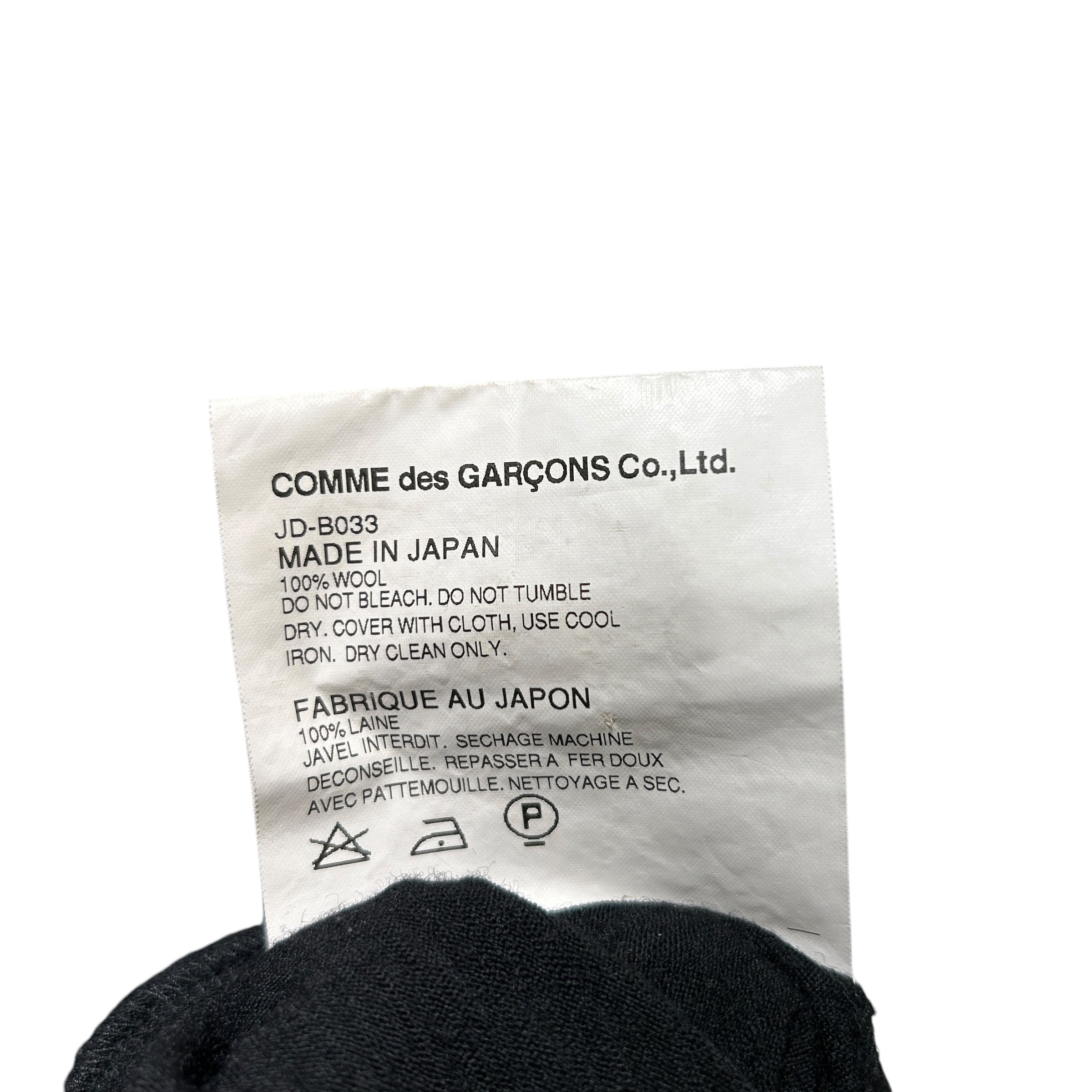 JUNYA WATANABE COMME des GARCONS/Dress/L/Cotton/BLK/ view 4