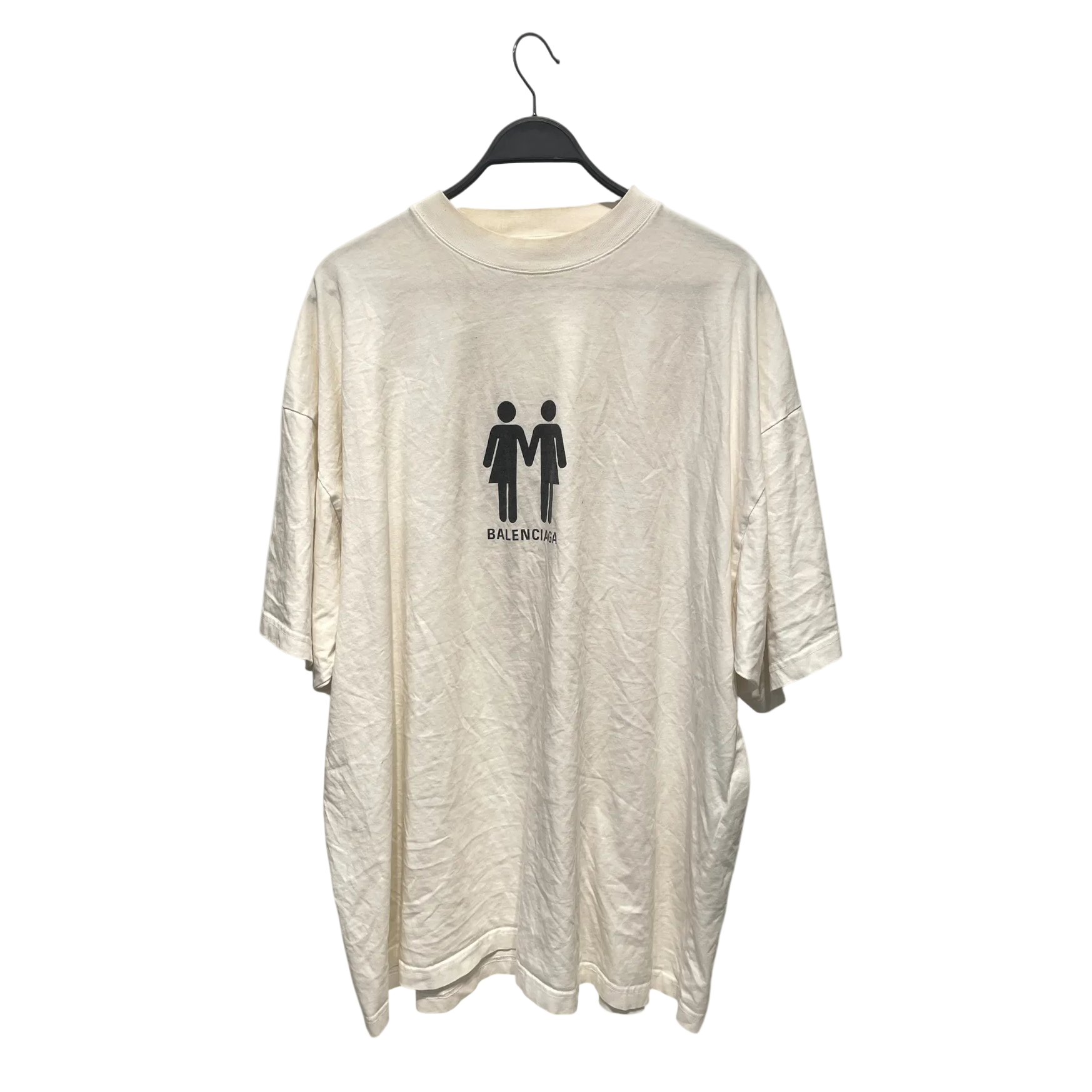 BALENCIAGA/T-Shirt/5/Cotton/WHT/Graphic/2022 GAY PRIDE view 1