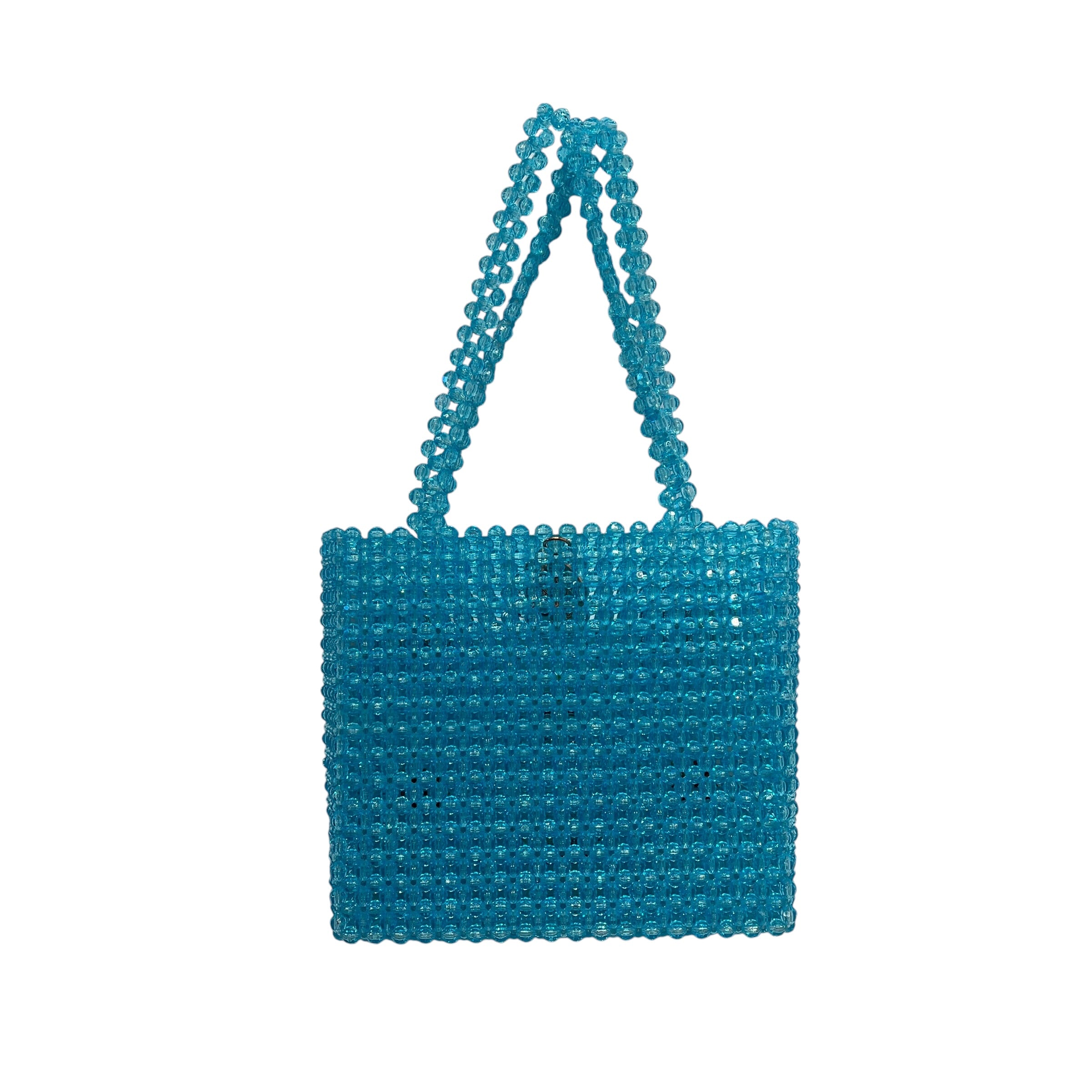 SUSAN ALEXANDRA/Hand Bag/BLU/BLUE BEAD WITH STRABERRY BEADS view 2