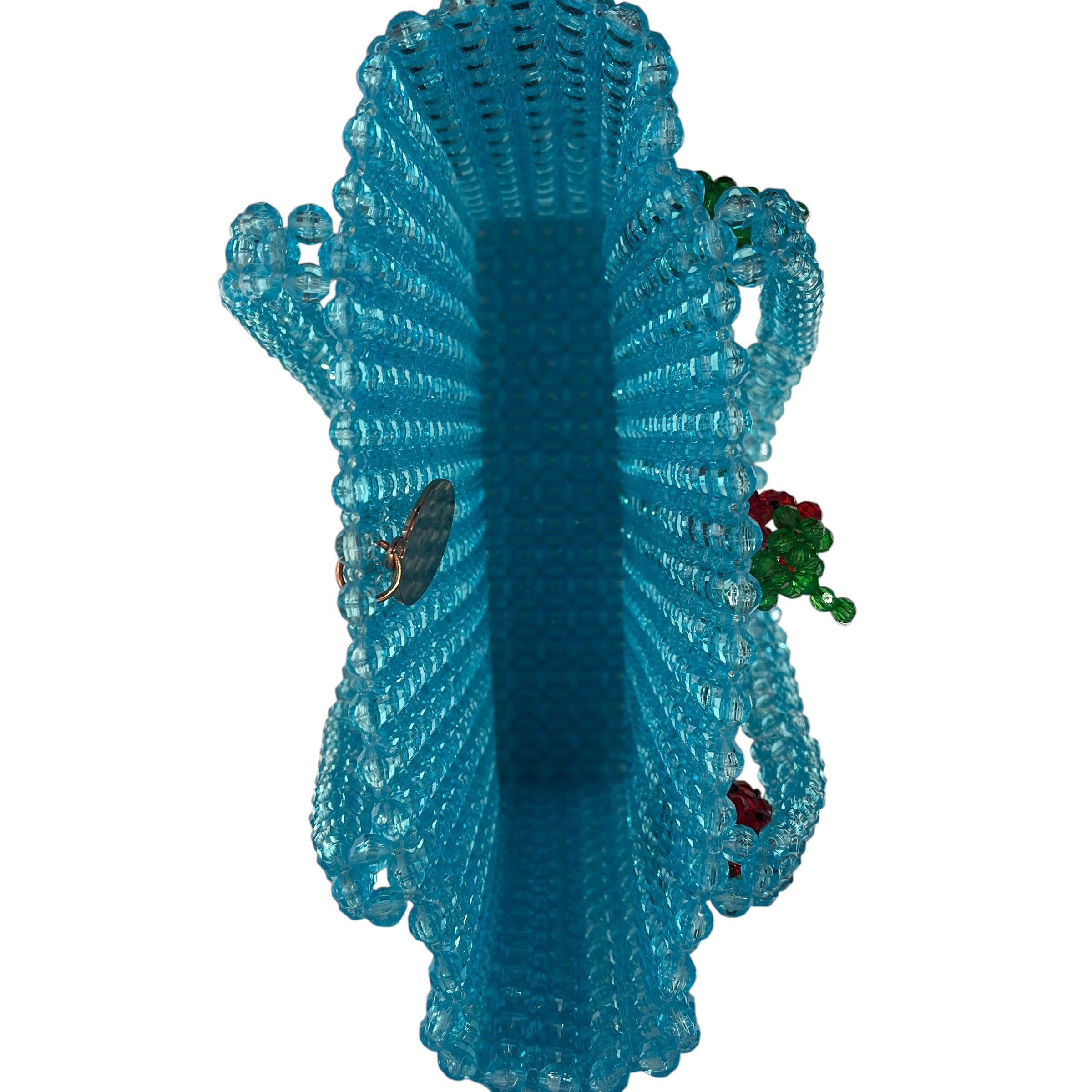 SUSAN ALEXANDRA/Hand Bag/BLU/BLUE BEAD WITH STRABERRY BEADS view 3