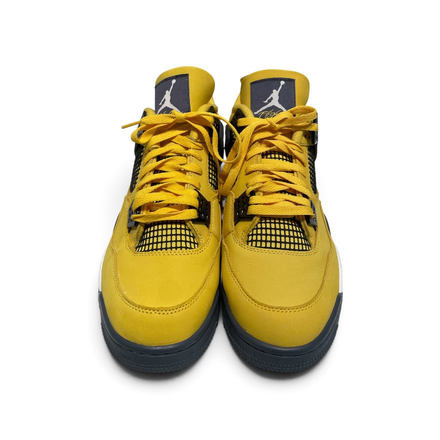 JORDAN BRAND/Hi-Sneakers/US 13/Polyester/YEL/4 RETRO/CT8527 700 view 3