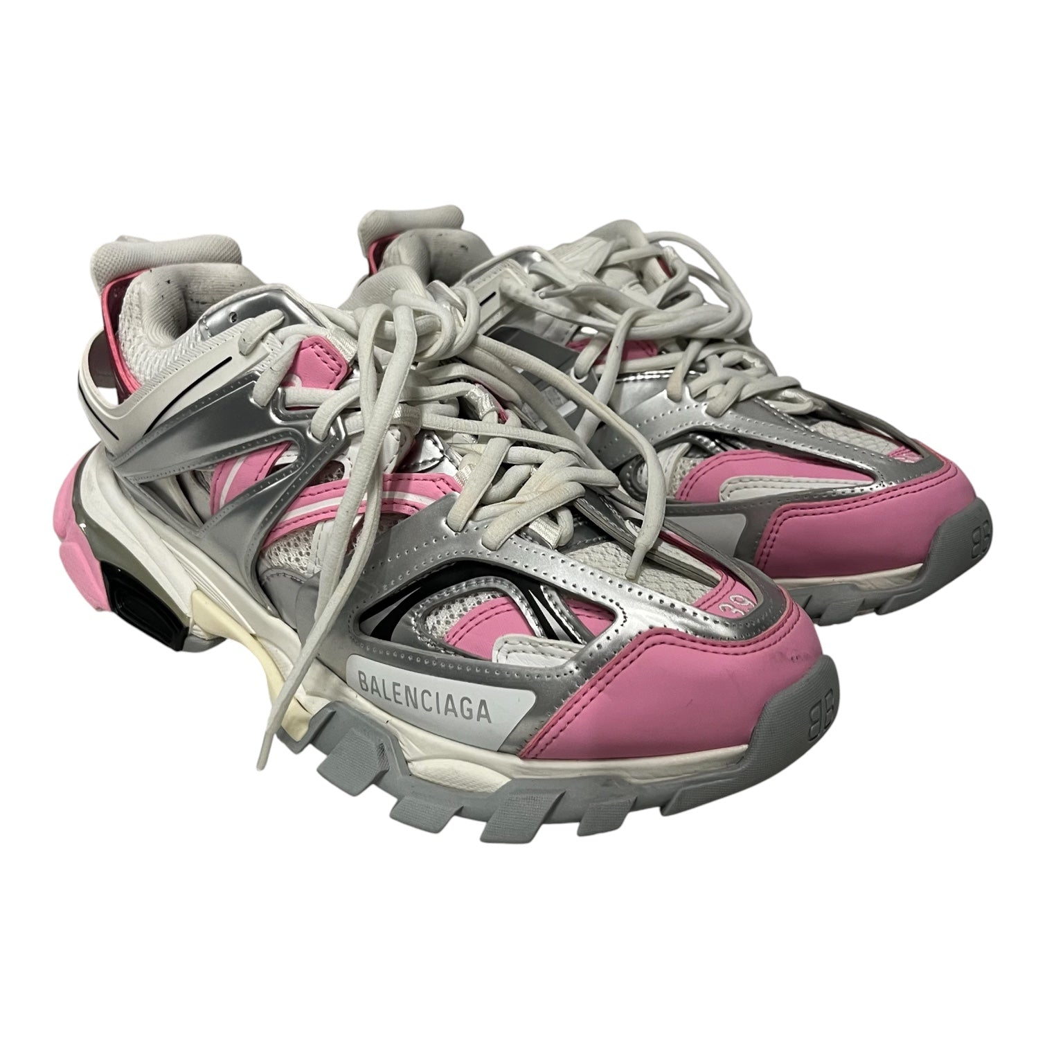 BALENCIAGA/Low-Sneakers/US 9/PNK/track metallic pink view 1