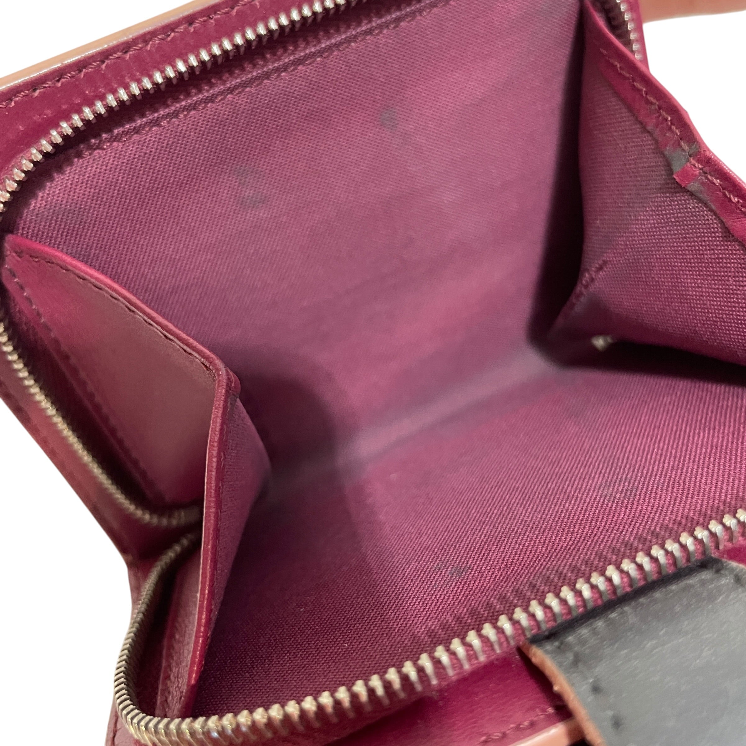 FENDI/Wallet/Leather/GRY/Grey Pyramid Stud Snap Closure view 5