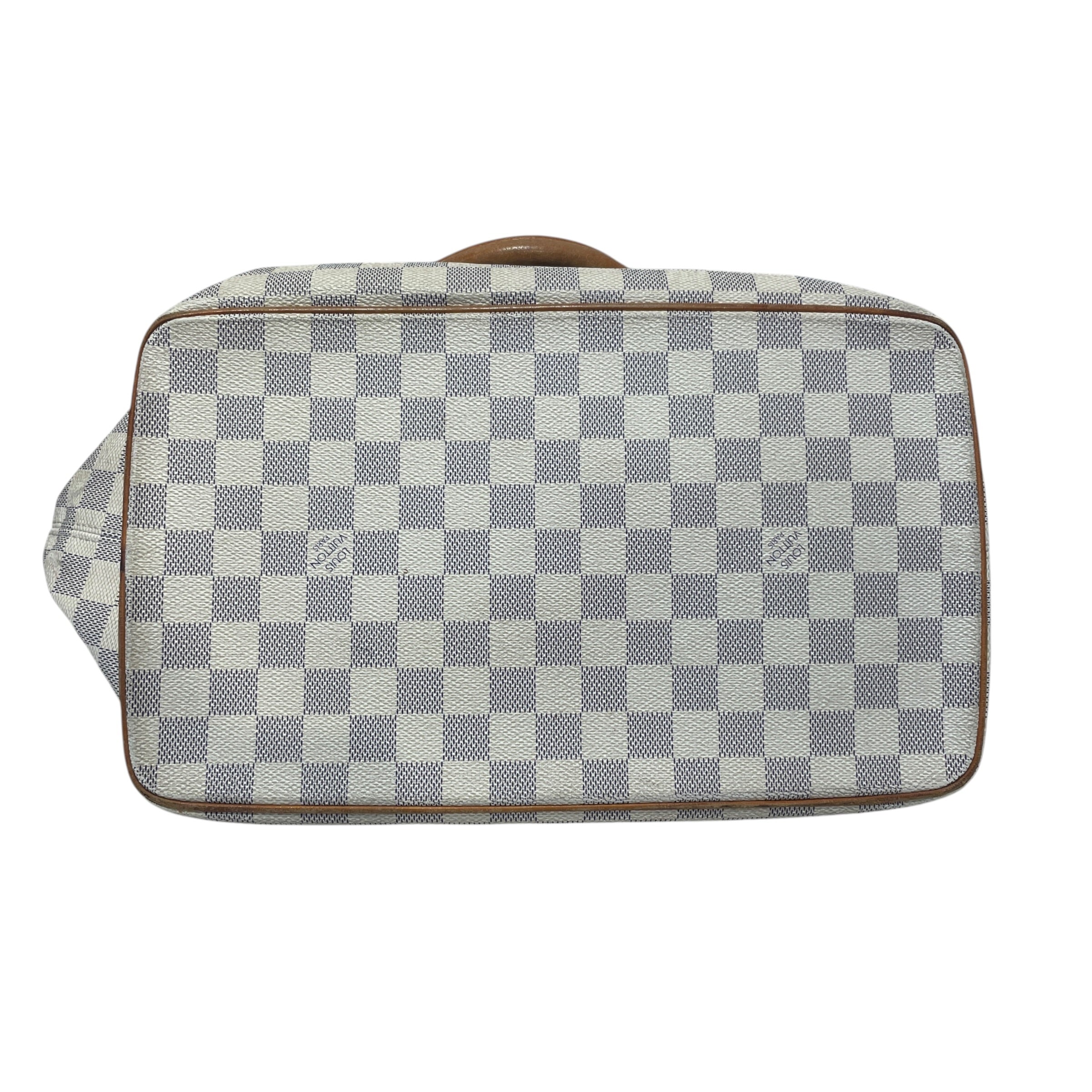 LOUIS VUITTON/Tote Bag/Monogram/Leather/WHT/Saleya Damier Azur PM Tote view 6
