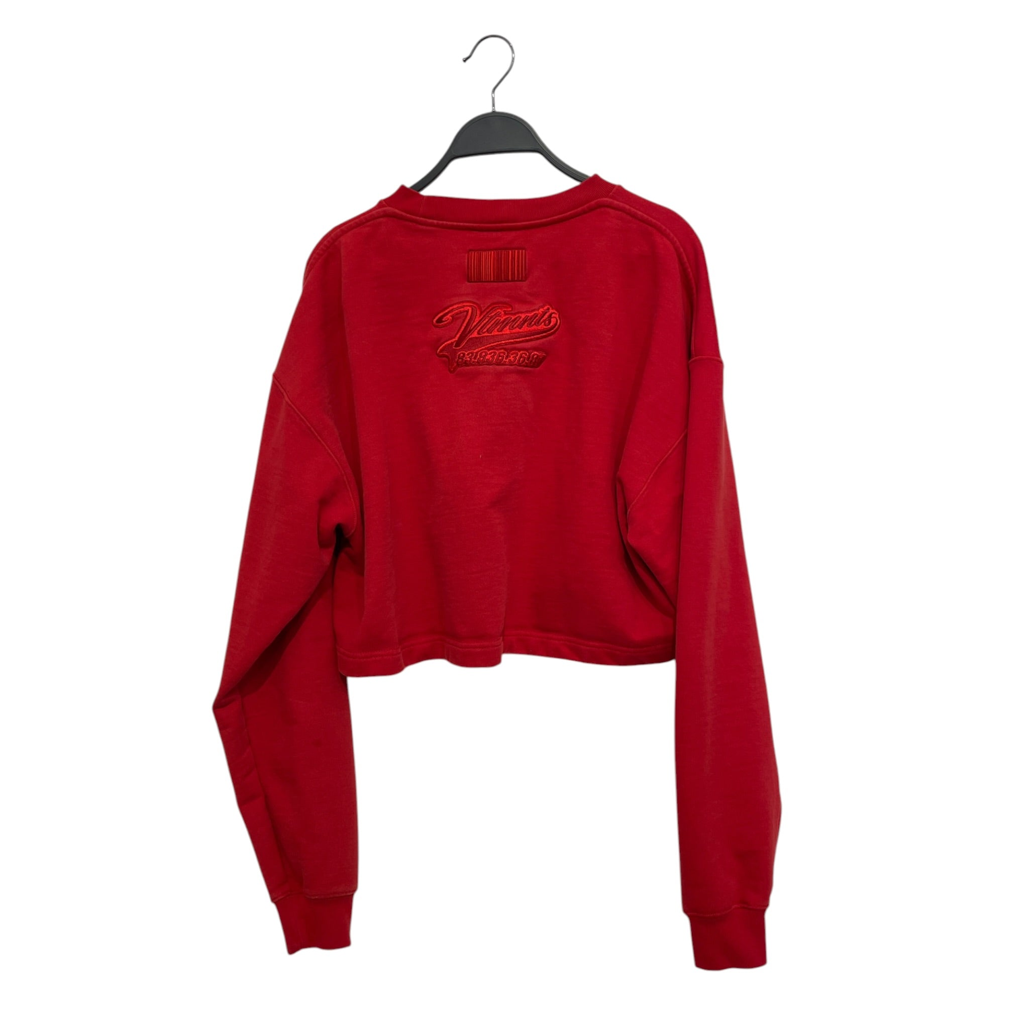VETEMENTS/Sweatshirt/M/Cotton/RED/ view 2