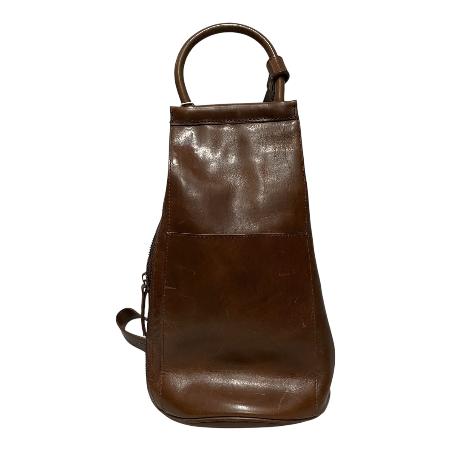 Satchel & Page/Cross Body Bag/Leather/BRW/sling bag view 1
