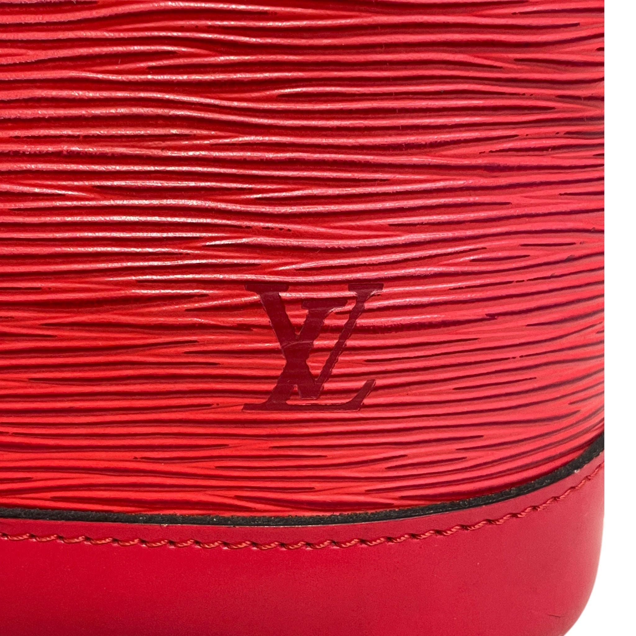 LOUIS VUITTON/Hand Bag/Leather/RED/alma bag view 5