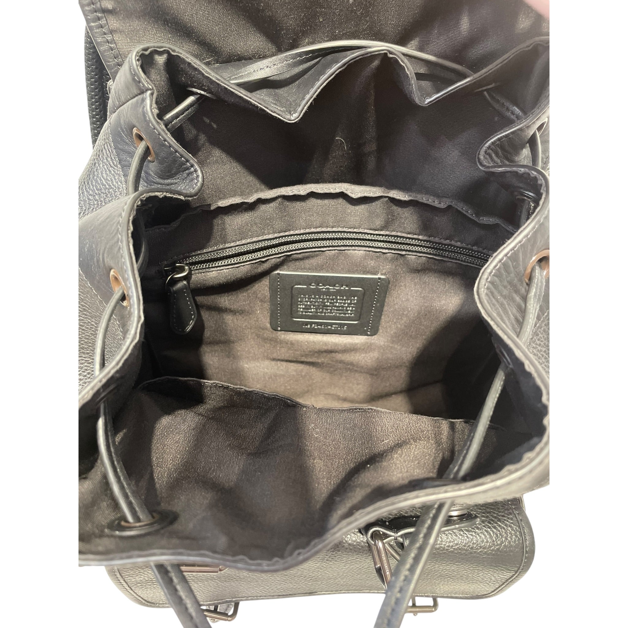 COACH/Backpack/Leather/BLK/ view 4