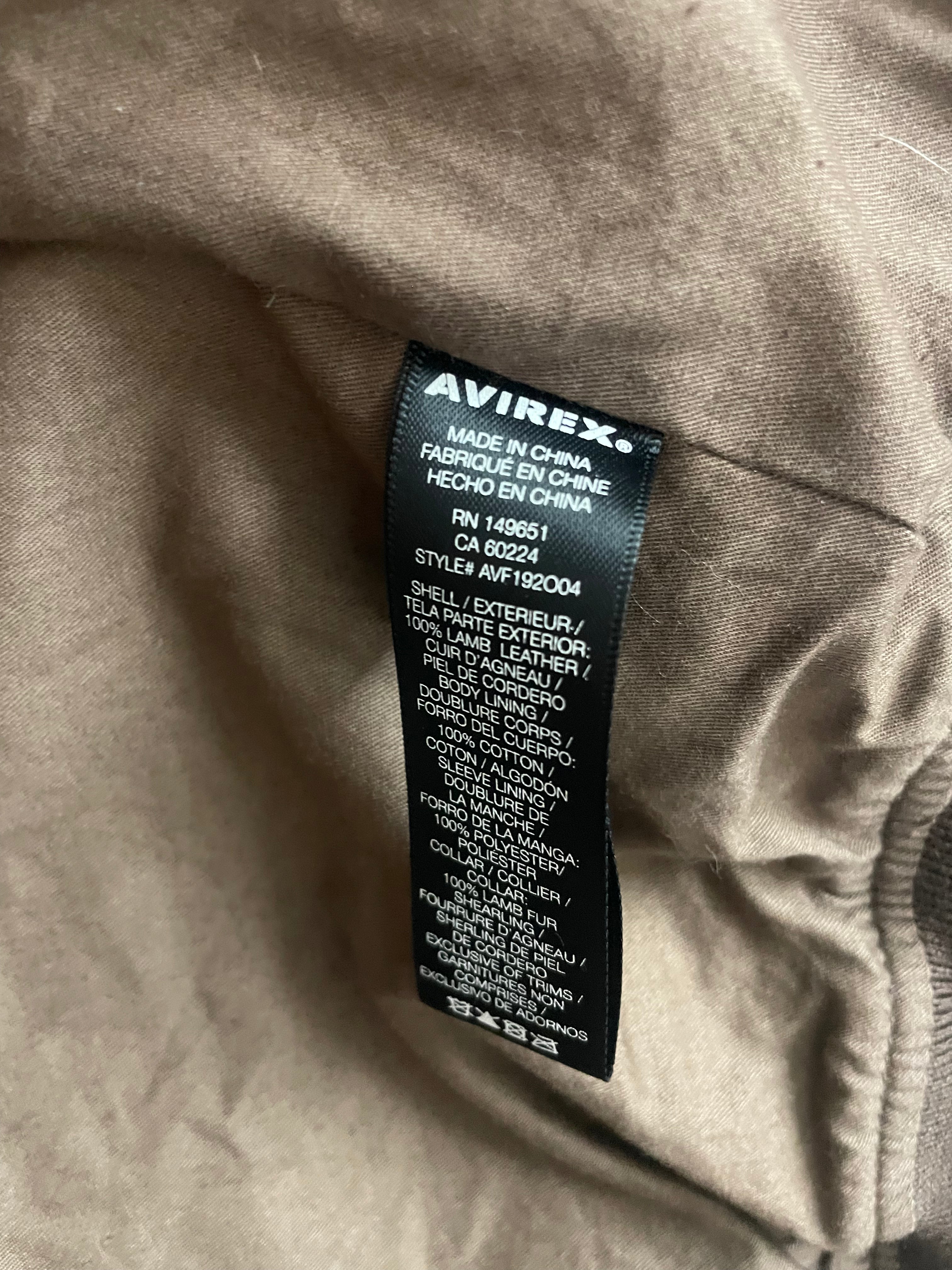 AVIREX/Flight Jkt/L/Lambskin/BRW/All Over Print/AVF192O04 view 4