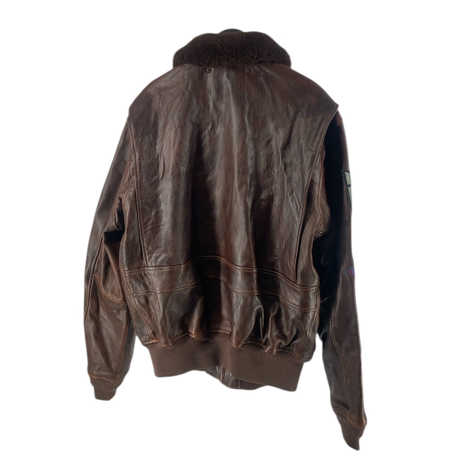 AVIREX/Flight Jkt/L/Lambskin/BRW/All Over Print/AVF192O04 view 2