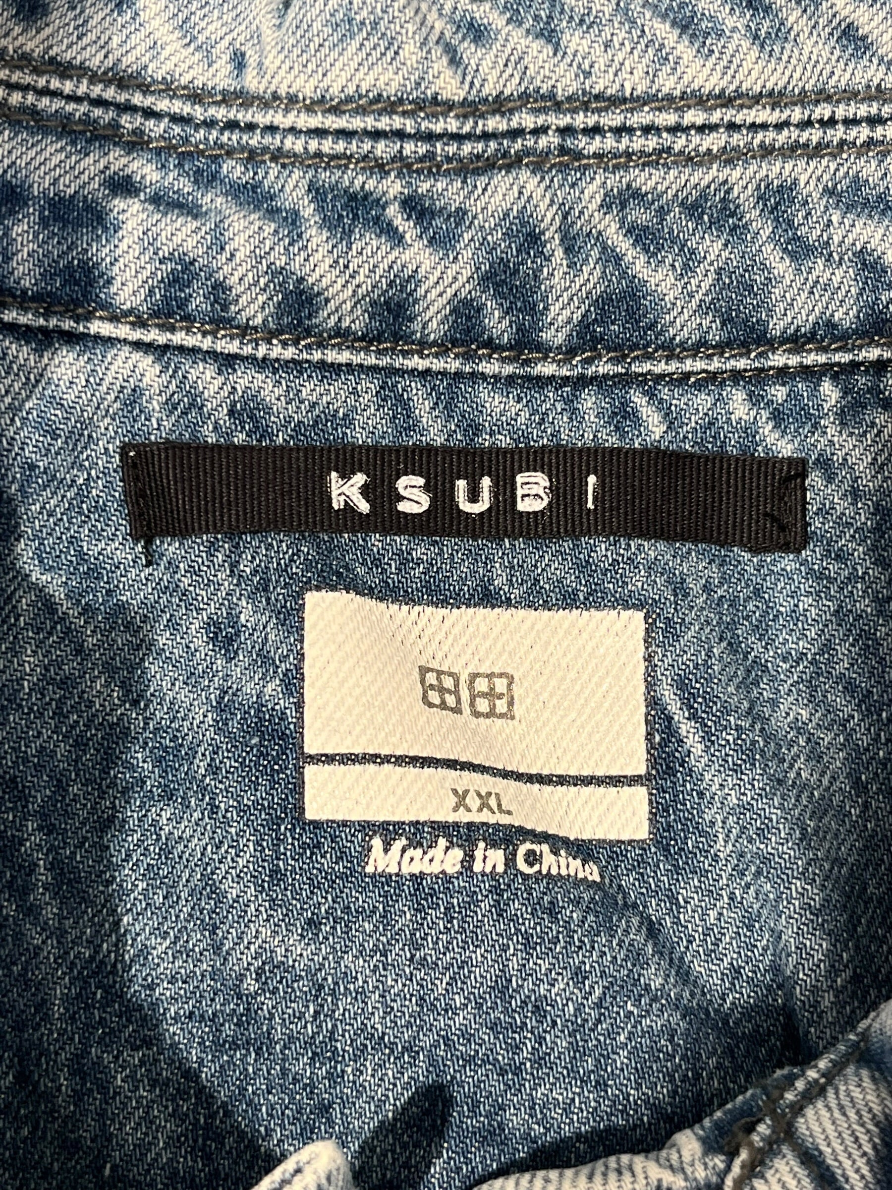 ksubi/LS Shirt/XXL/Cotton/BLK/parad view 3