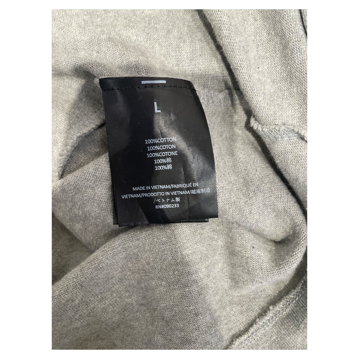 FOG ESSENTIALS/T-Shirt/L/Cotton/GRY/Warriors view 4