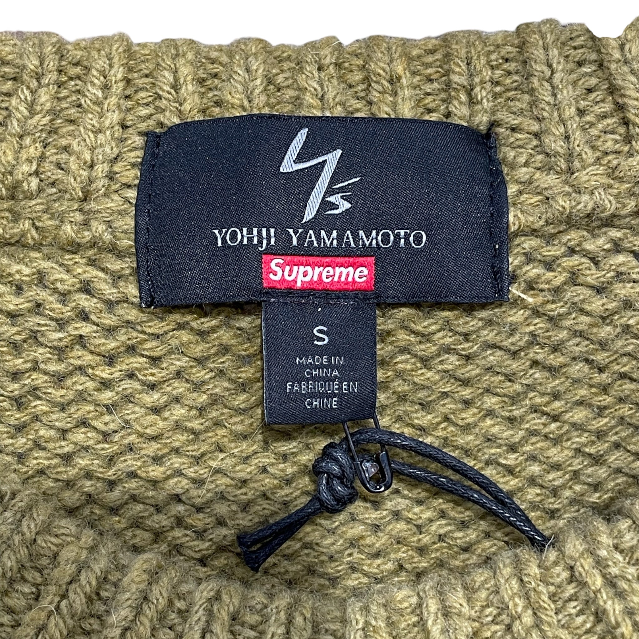 Supreme/YOHJI YAMAMOTO/Sweater/S/Wool/YEL/666 view 3