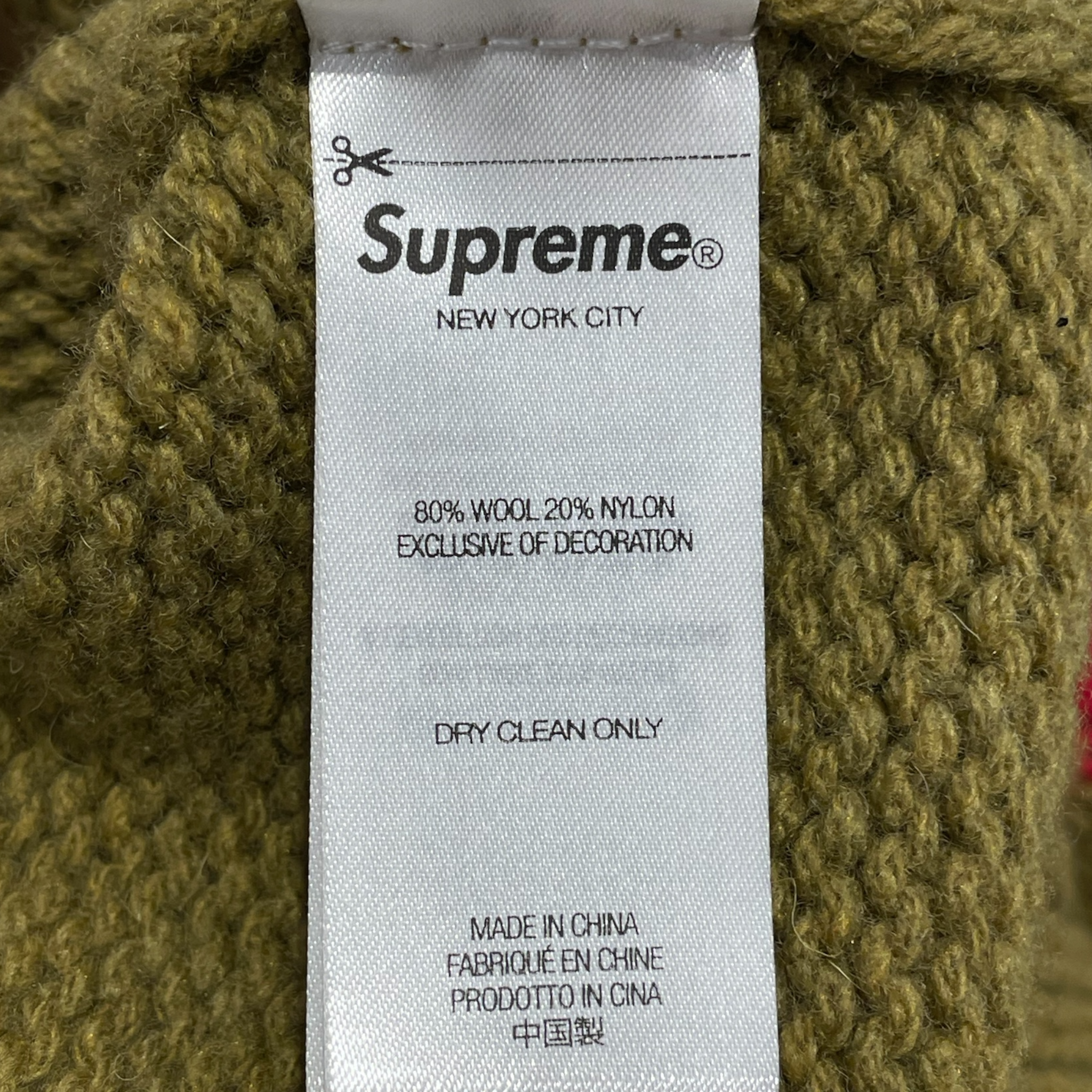 Supreme/YOHJI YAMAMOTO/Sweater/S/Wool/YEL/666 view 4