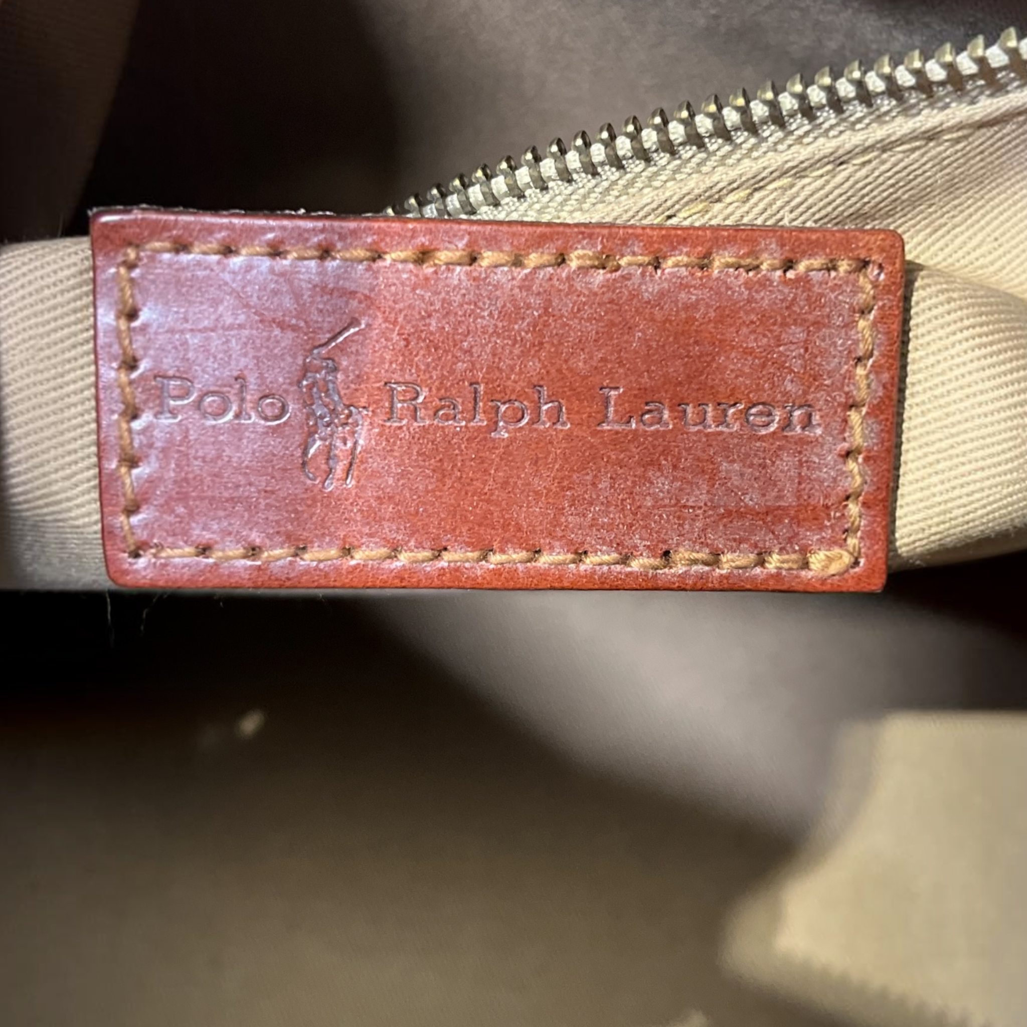 POLO RALPH LAUREN/Boston Bag/Plaid/Leather/GRN/plaid mini boston bag view 6