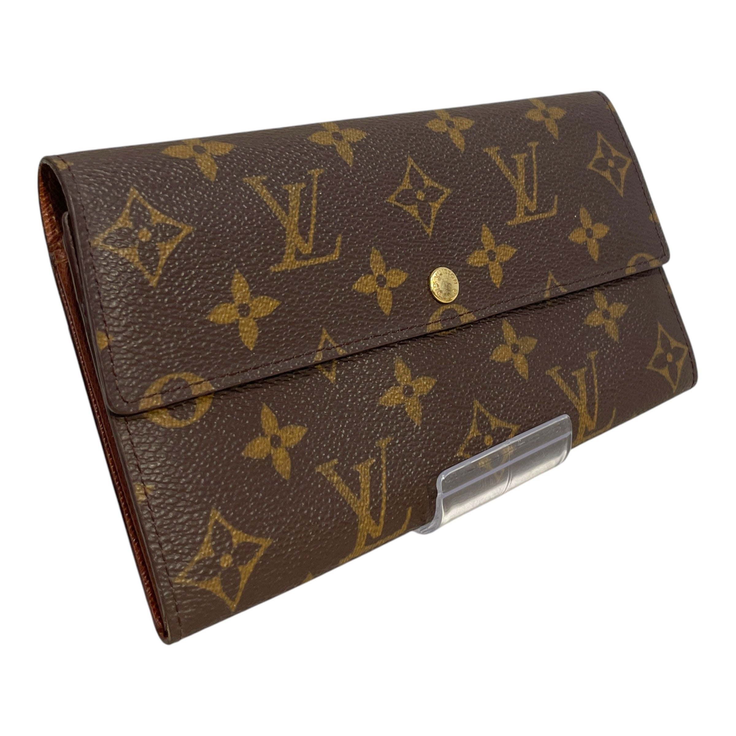 LOUIS VUITTON/Wallet/Monogram/Leather/BRW/Sarah Wallet view 1