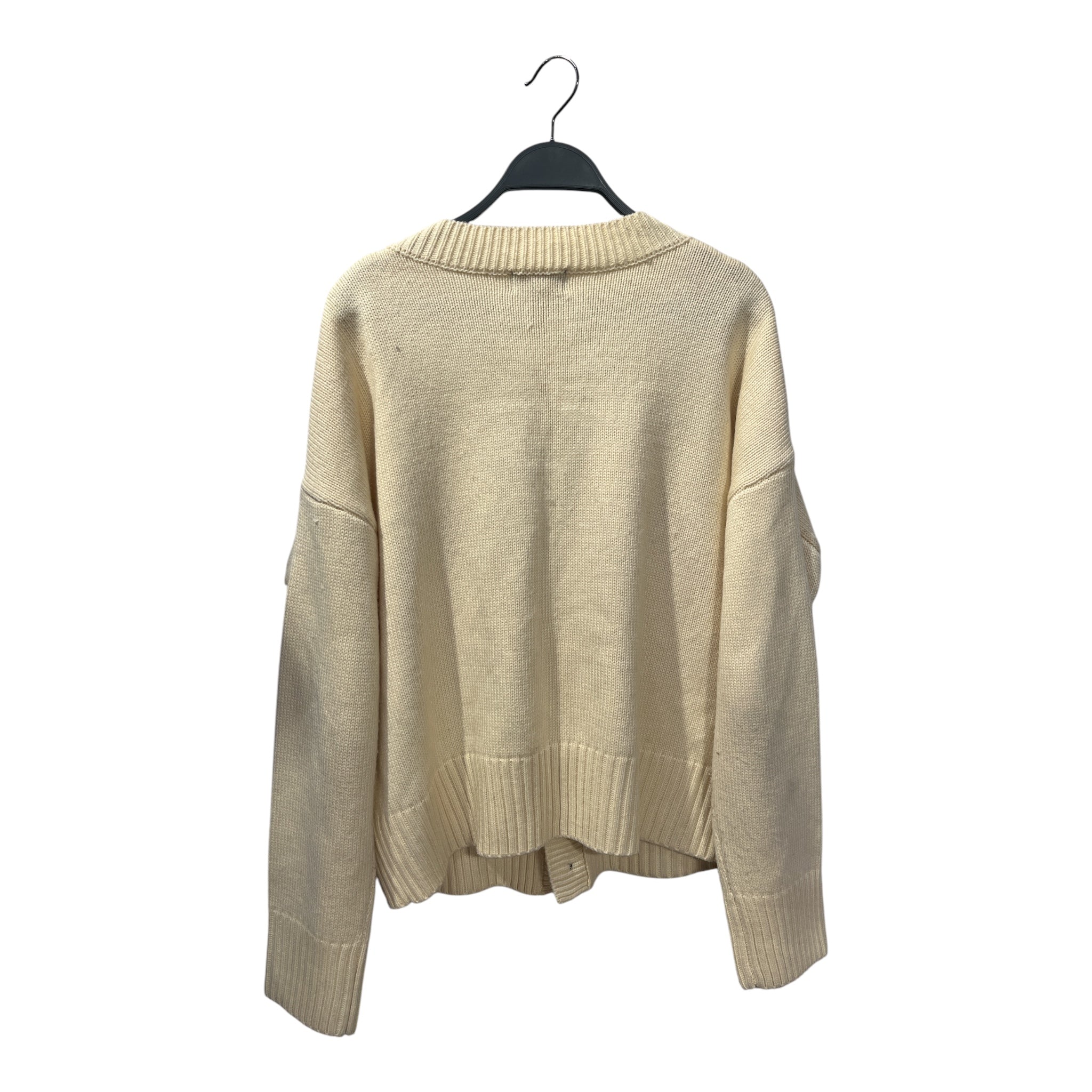 Vale/Cardigan/S/Graphic/CRM/arch logo cardigan view 2