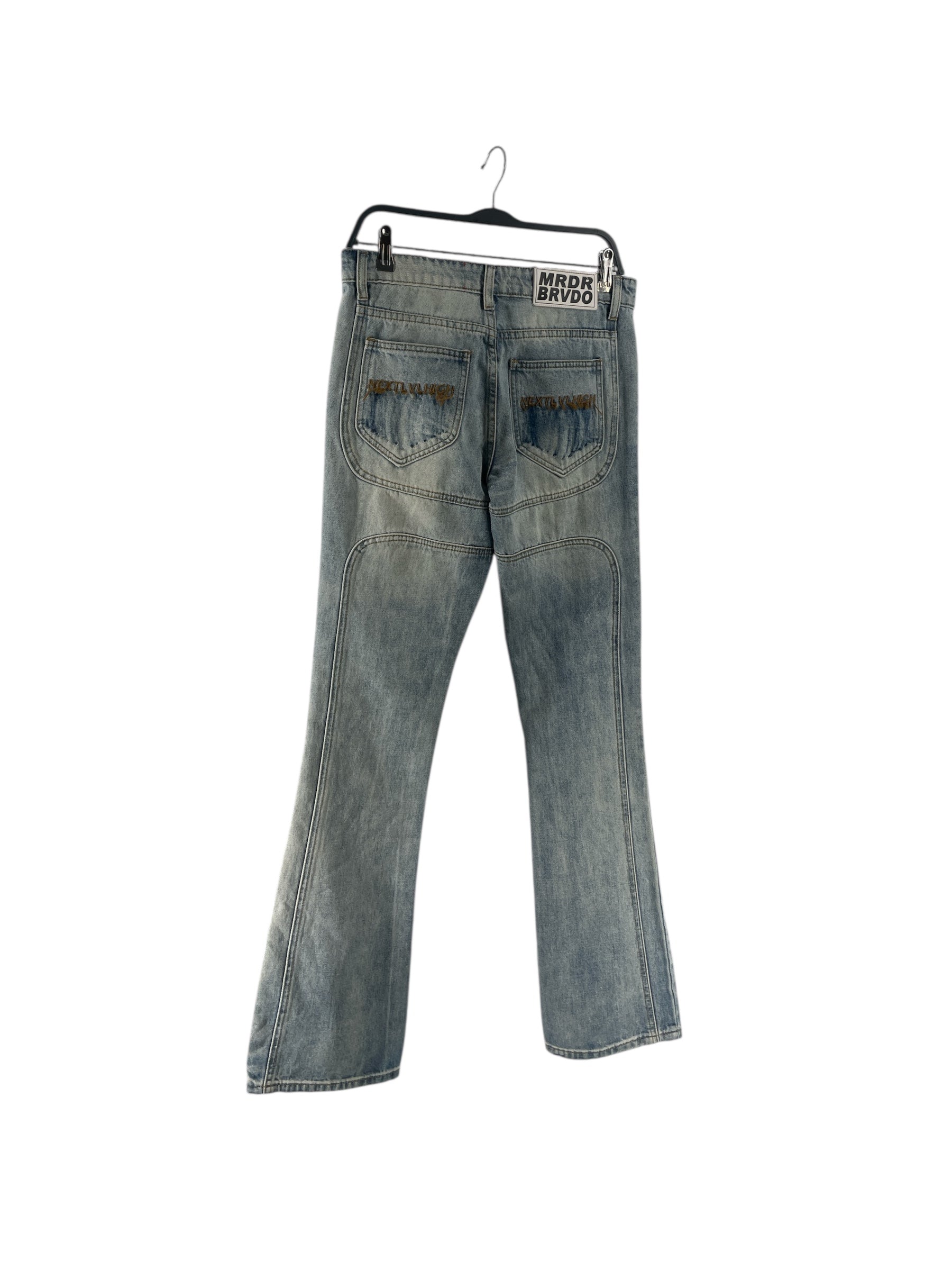 WHO DECIDES WAR/Skinny Pants/28/Cotton/BLU/NEXTLVLHIGH SIGNATURE DENIM view 2