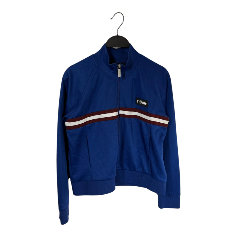 STUSSY/Jacket/M/Polyester/BLU/Striped Track Jkt – 2nd STREET USA