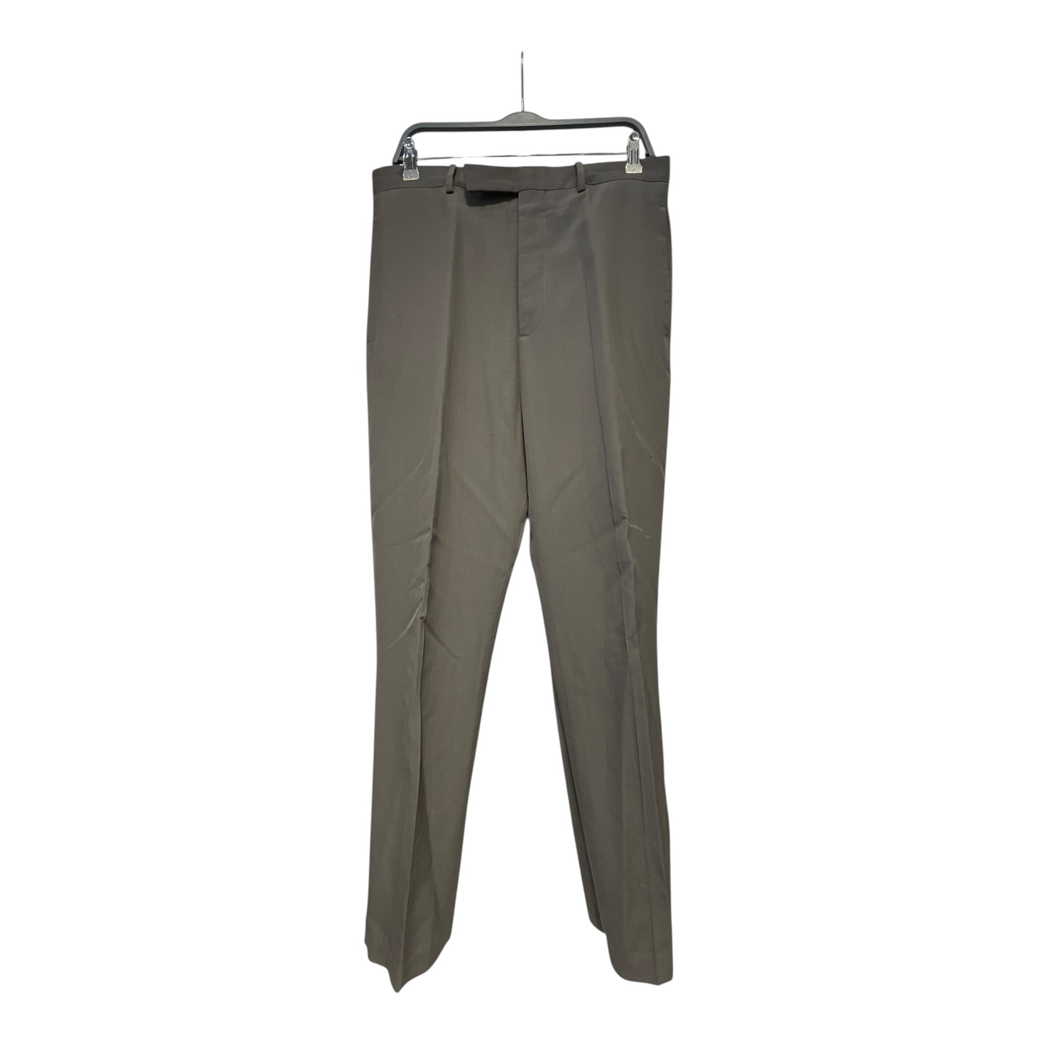 RICK OWENS DRKSHDW/Slacks/48/Wool/GRY/Button Fly/DIRT S/S 18 TROUSTERS view 1